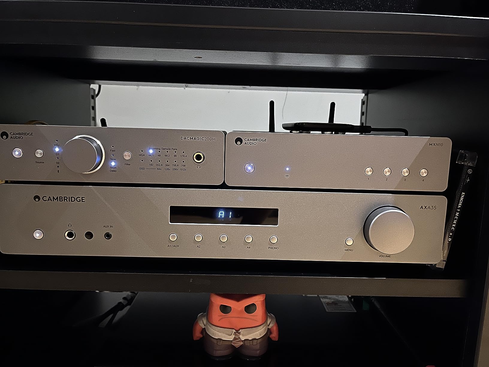 Cambridge Audio MXN 10 - Compact Separate High Resolution WiFi Network Audio Player and Streamer Featuring Bluetooth 5.0, Internet Radio and ESS Sabre DAC - Lunar Grey customer photo 2