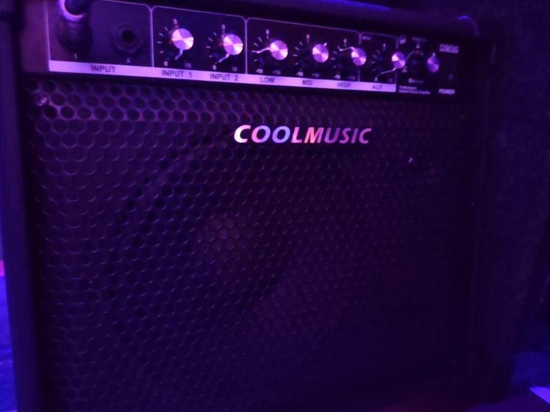Coolmusic Drum Amplifier 30W, Wireless Electric Drum Speaker Keyboard Amp with 3-Band EQ and DI Out customer photo 1