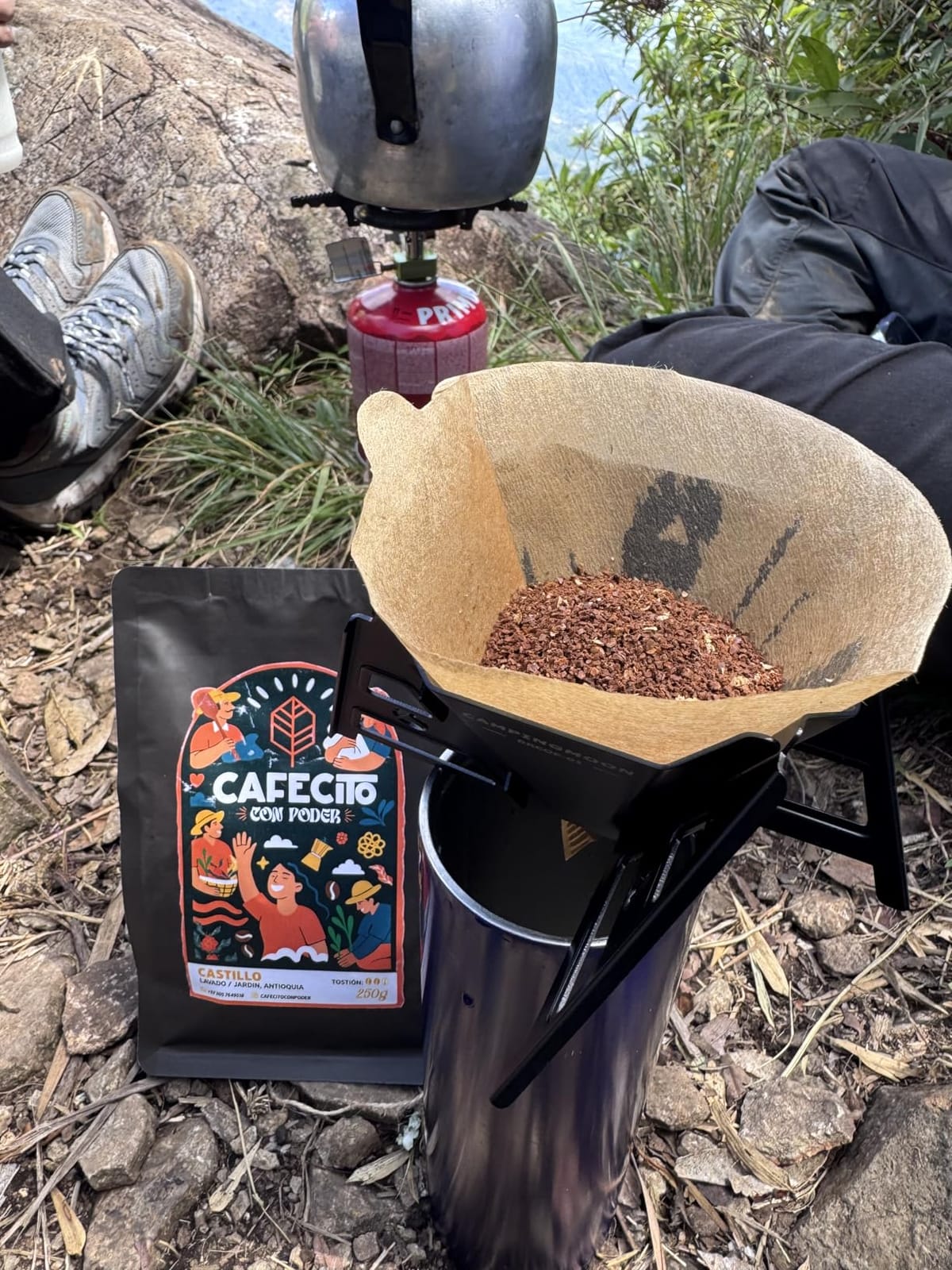 CAMPINGMOON Collapsible Coffee Dripper Pour Over Camping Outdoor 304 Stainless Steel COF-01 customer photo 1
