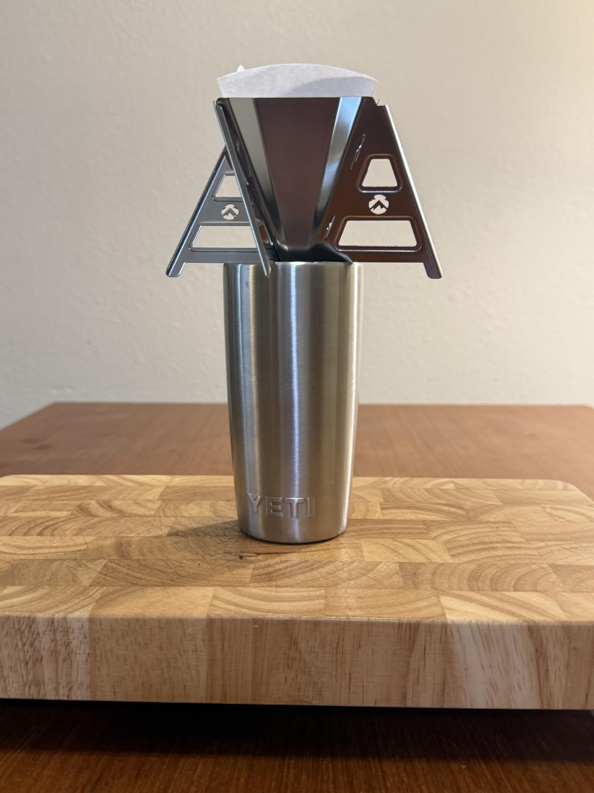 CAMPINGMOON Collapsible Coffee Dripper Pour Over Camping Outdoor 304 Stainless Steel COF-01 customer photo 2