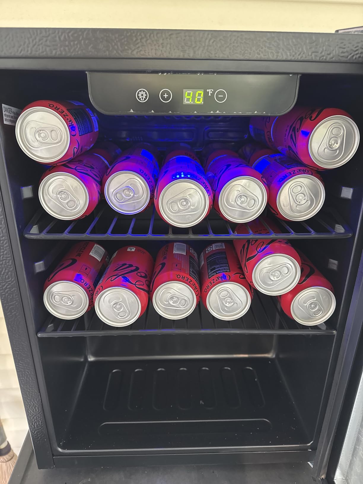 Antarctic Star Beverage Refrigerator Cooler 68 Can, Mini Fridge with Glass Door for Beer Drinks Wine,Freestanding Small Fridge with Electronic Temperature Control for Home and Bar,1.7 cu.ft customer photo 2
