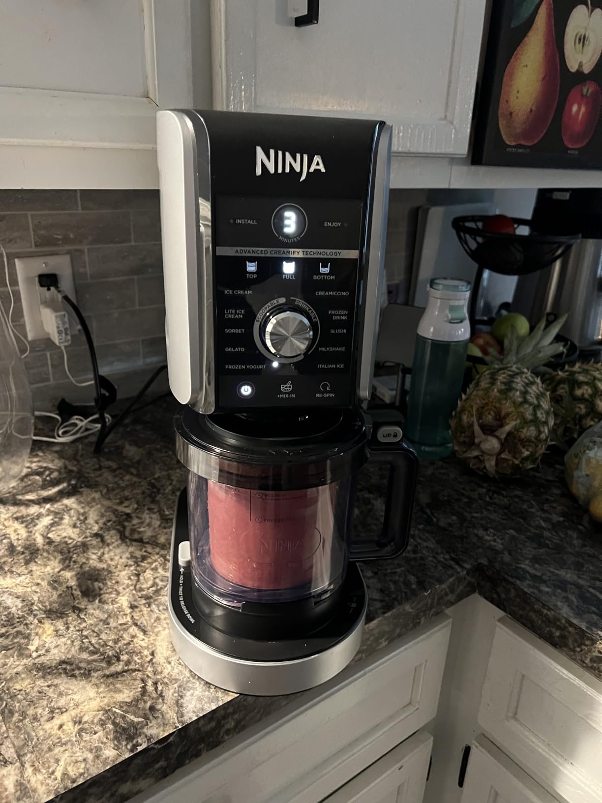 Ninja NC501 CREAMi Deluxe 11-in-1 Ice Cream & Frozen Treat Maker with 2 XL Family Size Pint Containers, Silver (Renewed) customer photo 1