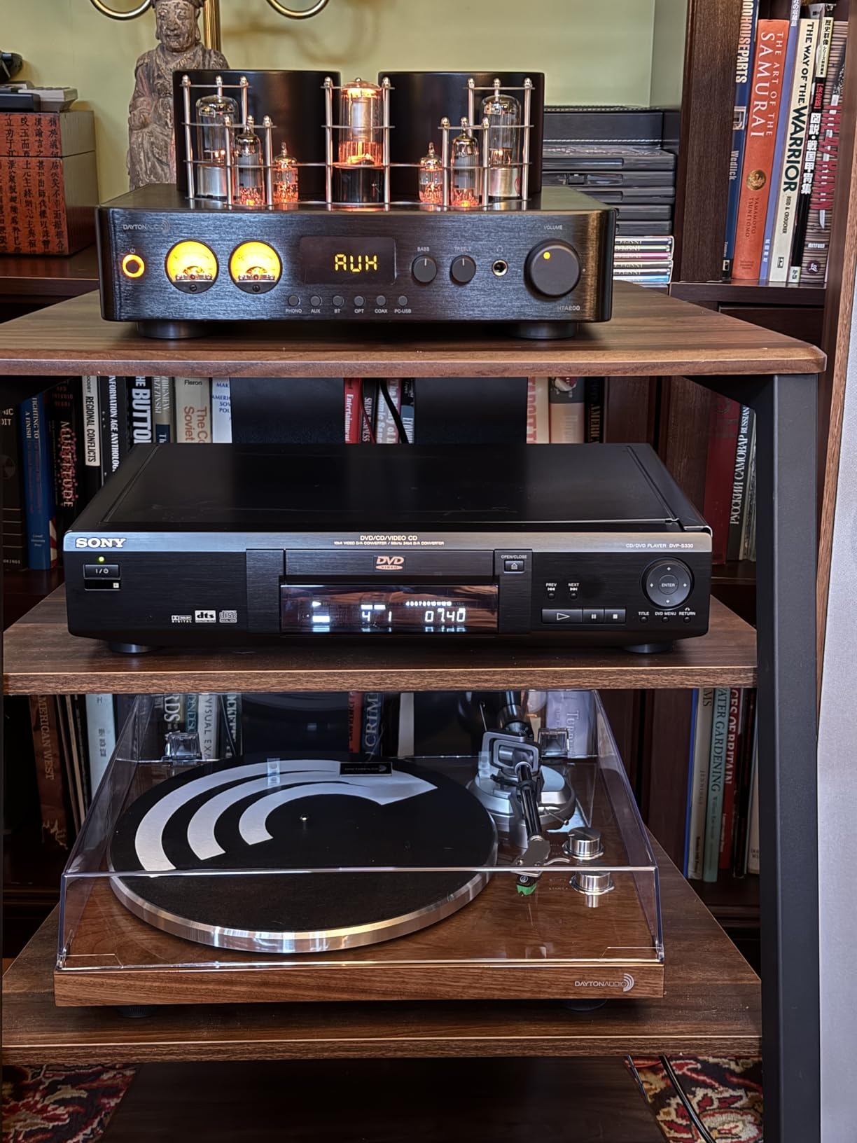 Dayton Audio HTA200 Integrated Stereo Hybrid Tube Amplifier 200 Watts customer photo 1