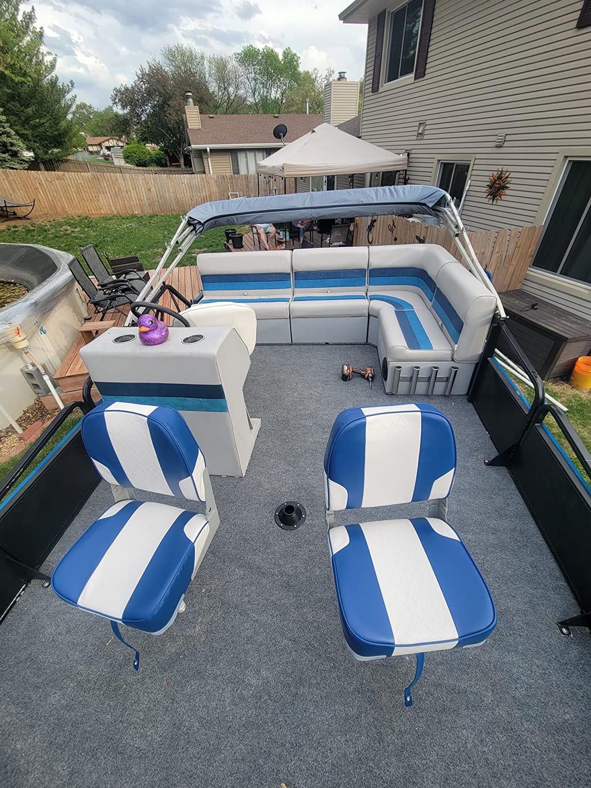 Leader Accessories Low Back Folding Fishing Marine Boat Seats 2 Pack customer photo 1