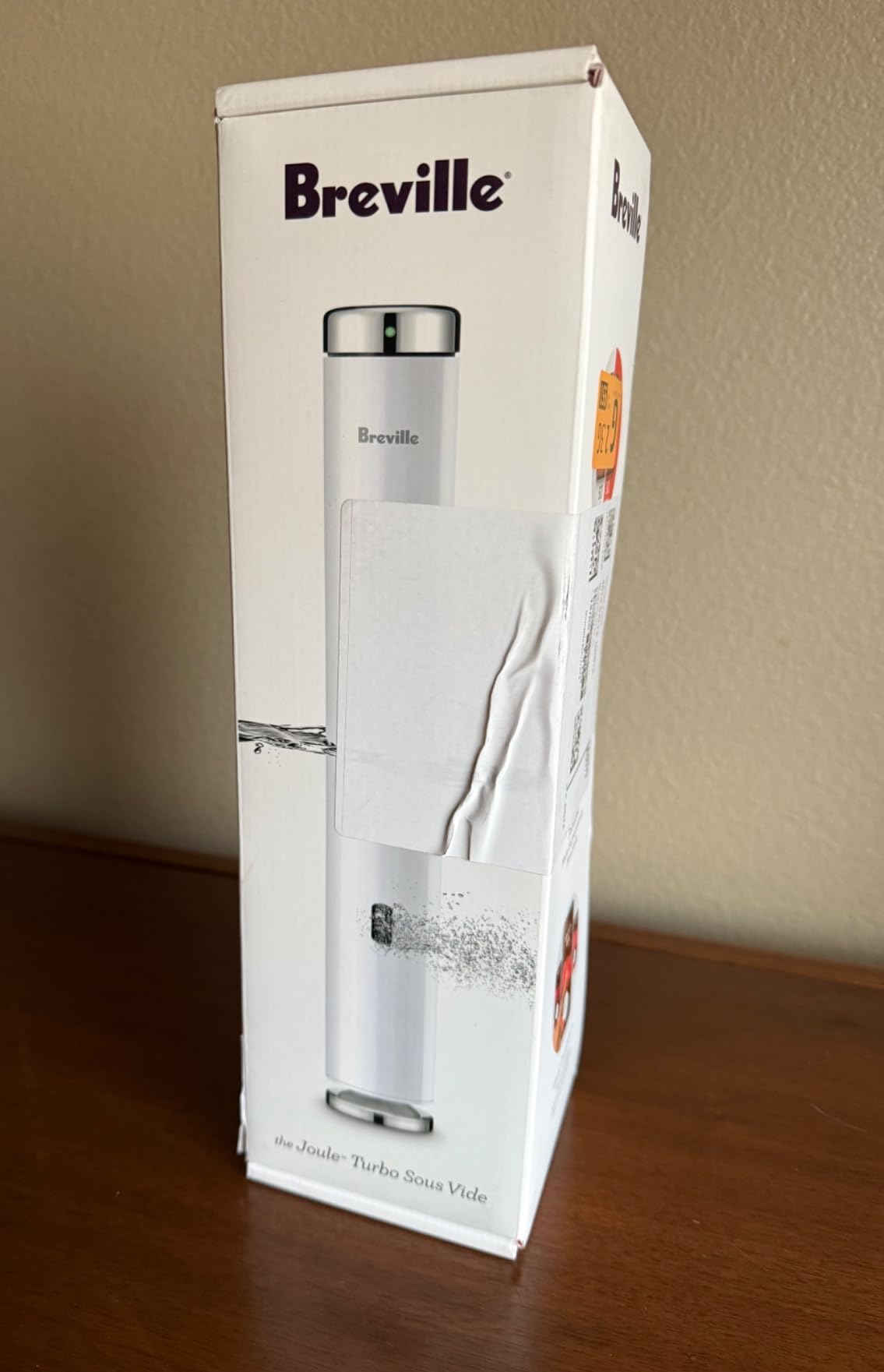 Breville BSV600PSS Joule Turbo Sous Vide Machine, Polished Stainless Steel | Cook 2x faster with the Turbo feature included in this 1100W immersion circulator | Autopilot mode | Wi-fi enabled customer photo 1