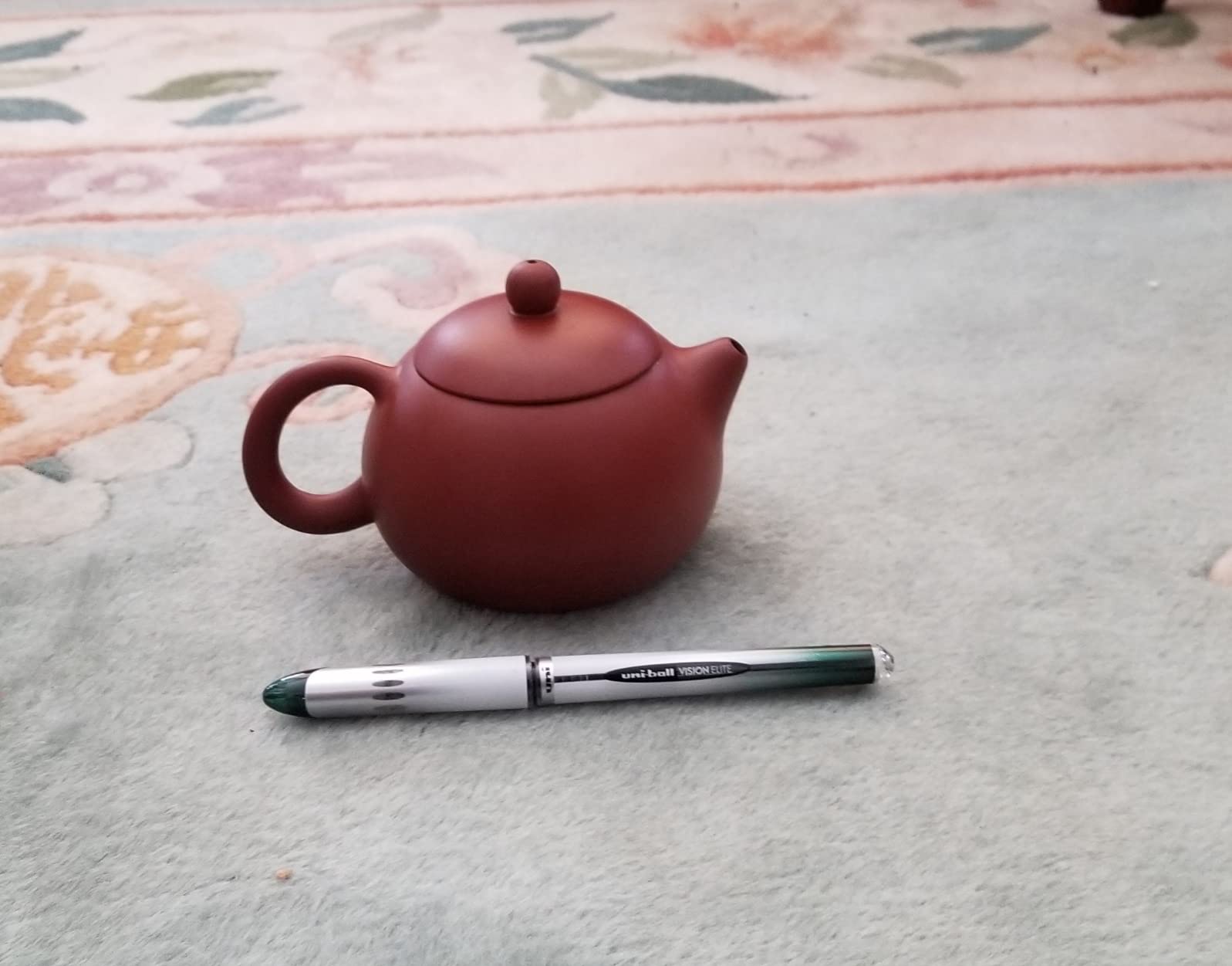 Artisan Yixing Clay Teapot 7.8 Oz, Handmade Zisha Tea Pot | Genuine Yixing Zisha, China Official Artist Refine, Infuse Brew Kungfu Tea Loose Leaves Maker - Xishi, Zhuni Red customer photo 1