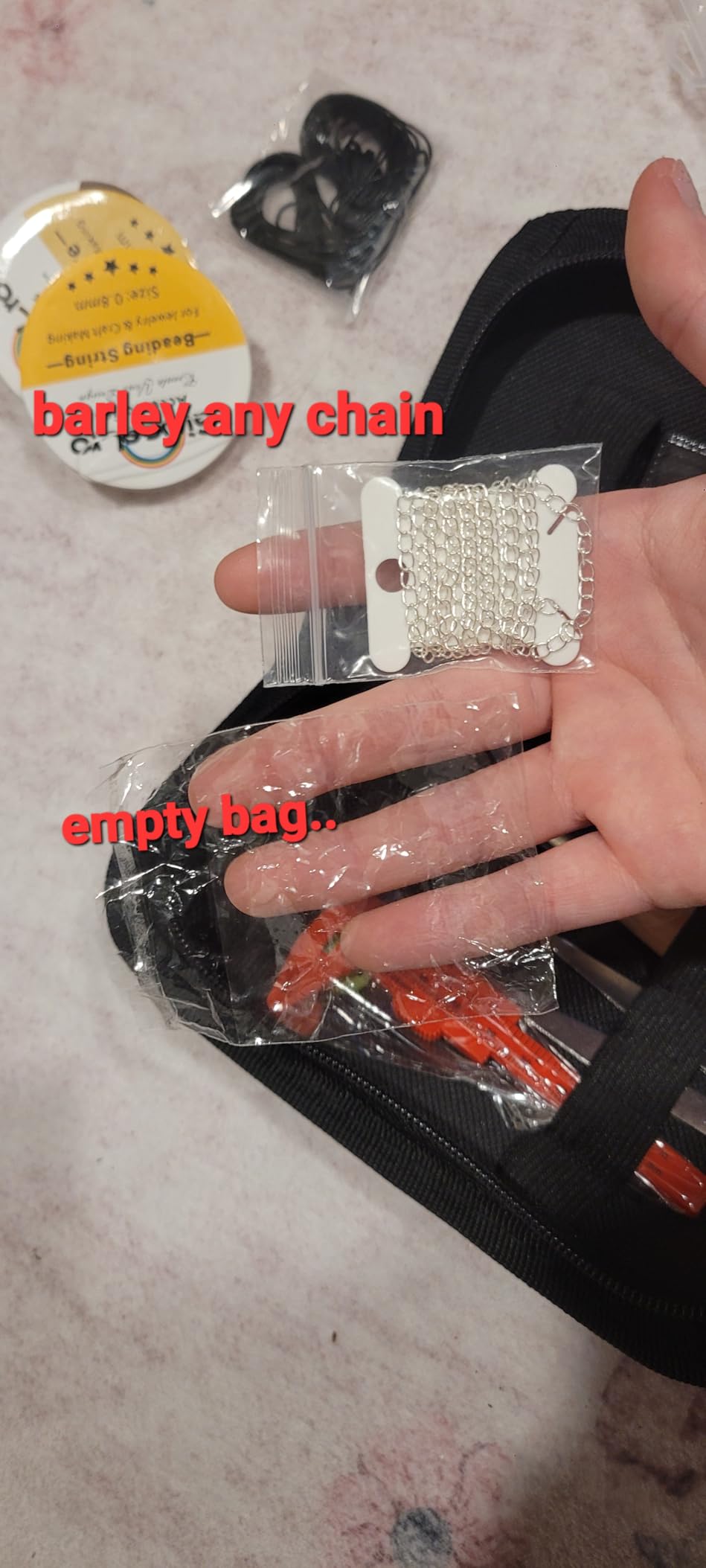 Giwaelro Jewelry Making Kit for Adults, Jewelry Making Supplies with Pliers, Wires, Findings, Necklace Chains, Magnifier and Storage Bag customer photo 2