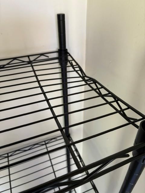SINGAYE Metal Shelves Wire Shelving Storage Standing Adjustable Shelf Unit | 5 Tier Mesh Units Shelf for Kitchen Laundry Bathroom Closet Organizers Pantry Narrow Home Rack 10