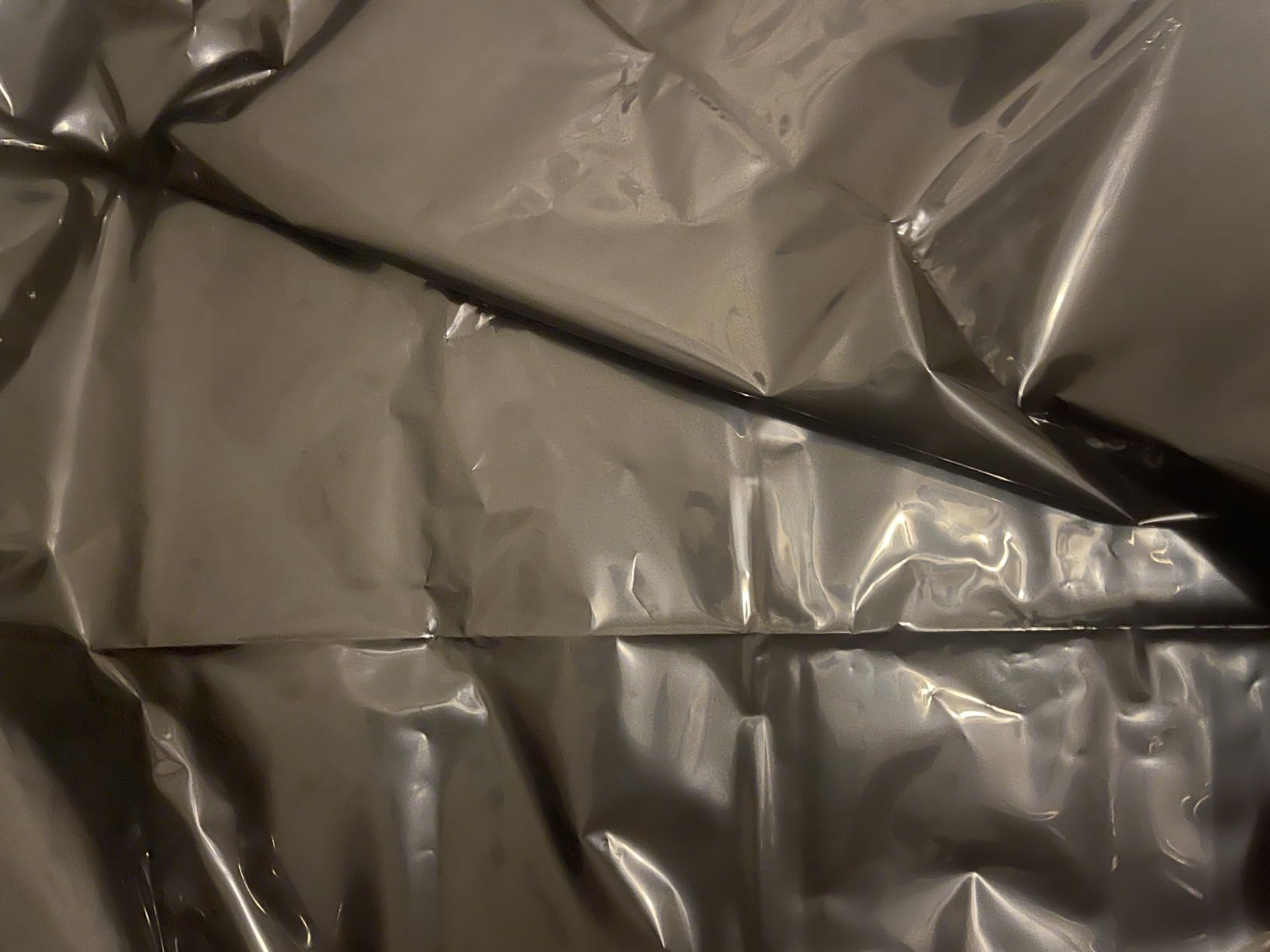Crawl Space Vapor Barrier, 10Mil Film, 10' x 100', Drop Cloth Vapor Barrier Covering for Crawl Space Encapsulation, Thick Plastic Sheeting, Black and White Panda Film, Heavy Duty Polyethylene Film customer photo 1