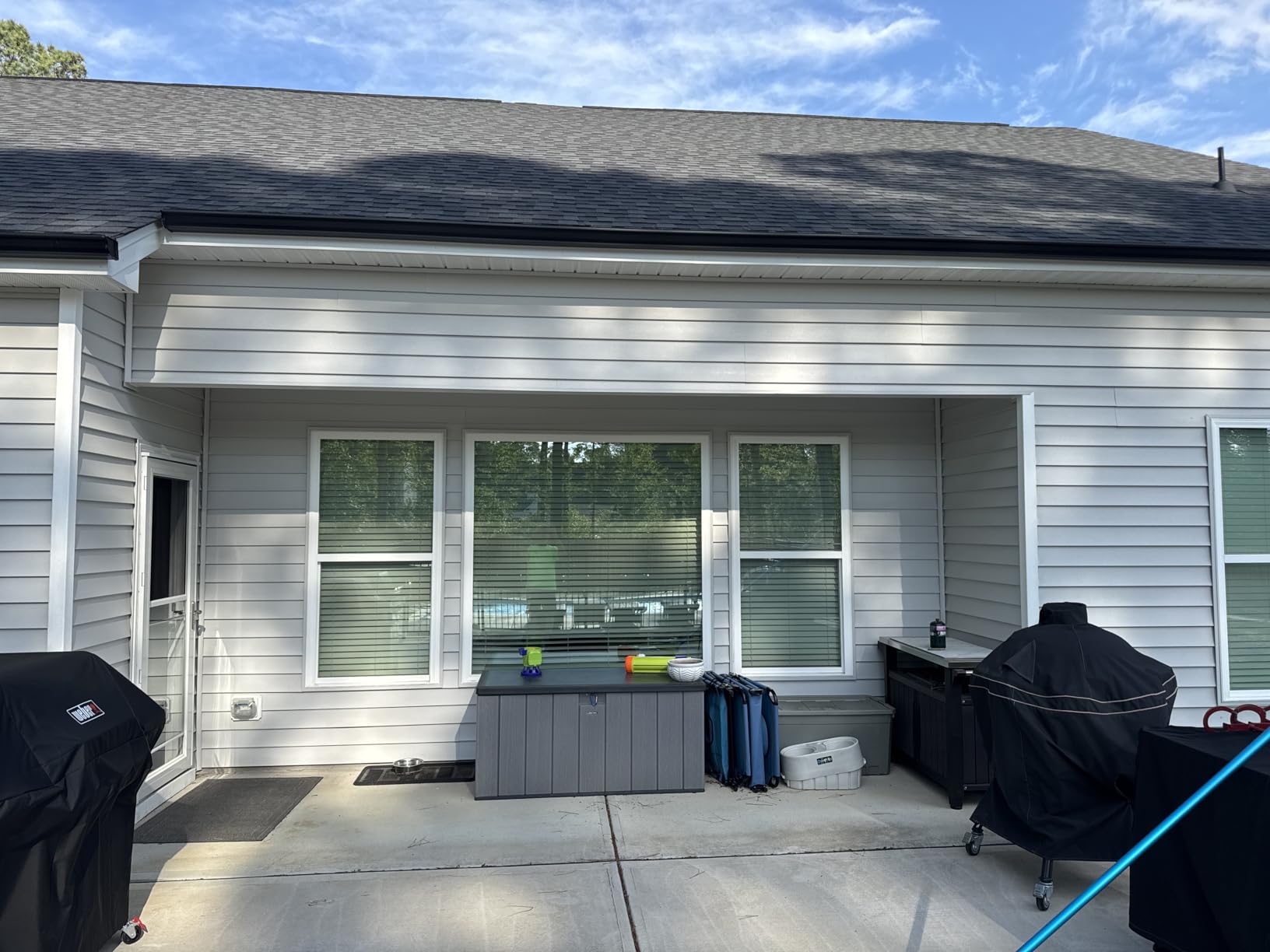 ADVANING Luxury Series, 16'x10' Electric Retractable Awning, Premium Quality Fully Assembled UV+ Sun Shade Canopy, Cerulean, EA1610-A229H2 customer photo 2