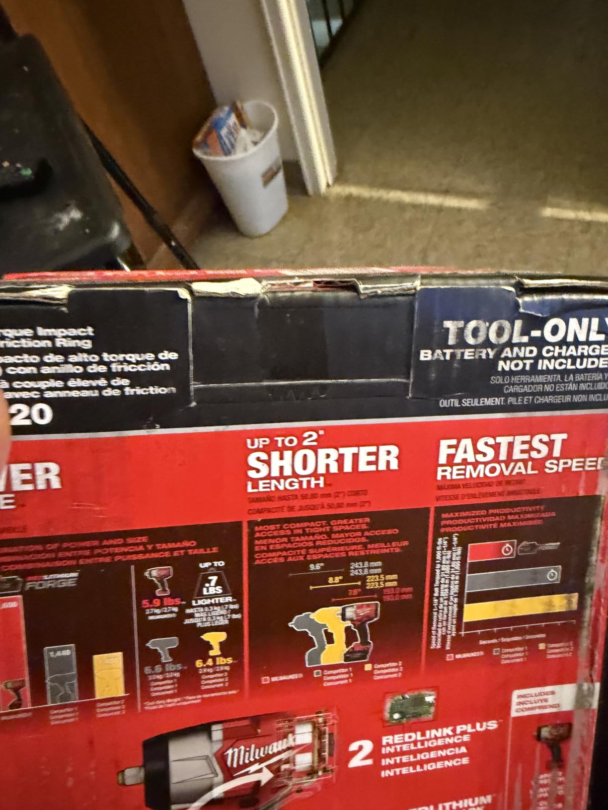 Milwaukee Electric - M18 Fuel 1/2 HIGH Torque Impact Wrench W/FRICTI customer photo 2