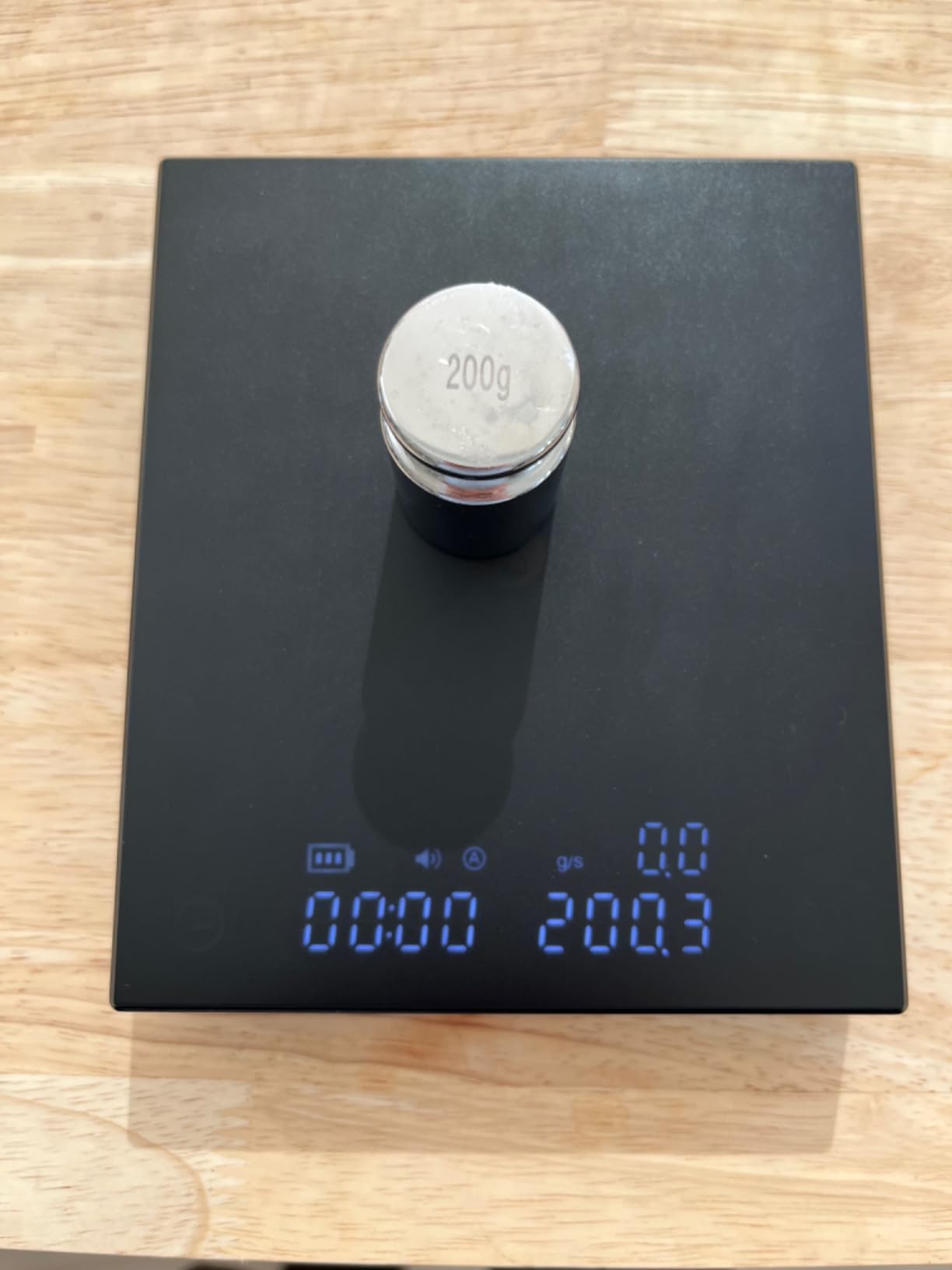 TIMEMORE Coffee Scale Basic 2.0 Electronic Espresso Scale with Water Flow Rate and Timer Function, Digital Scale for Kitchen/Baking/Cooking, Black customer photo 1