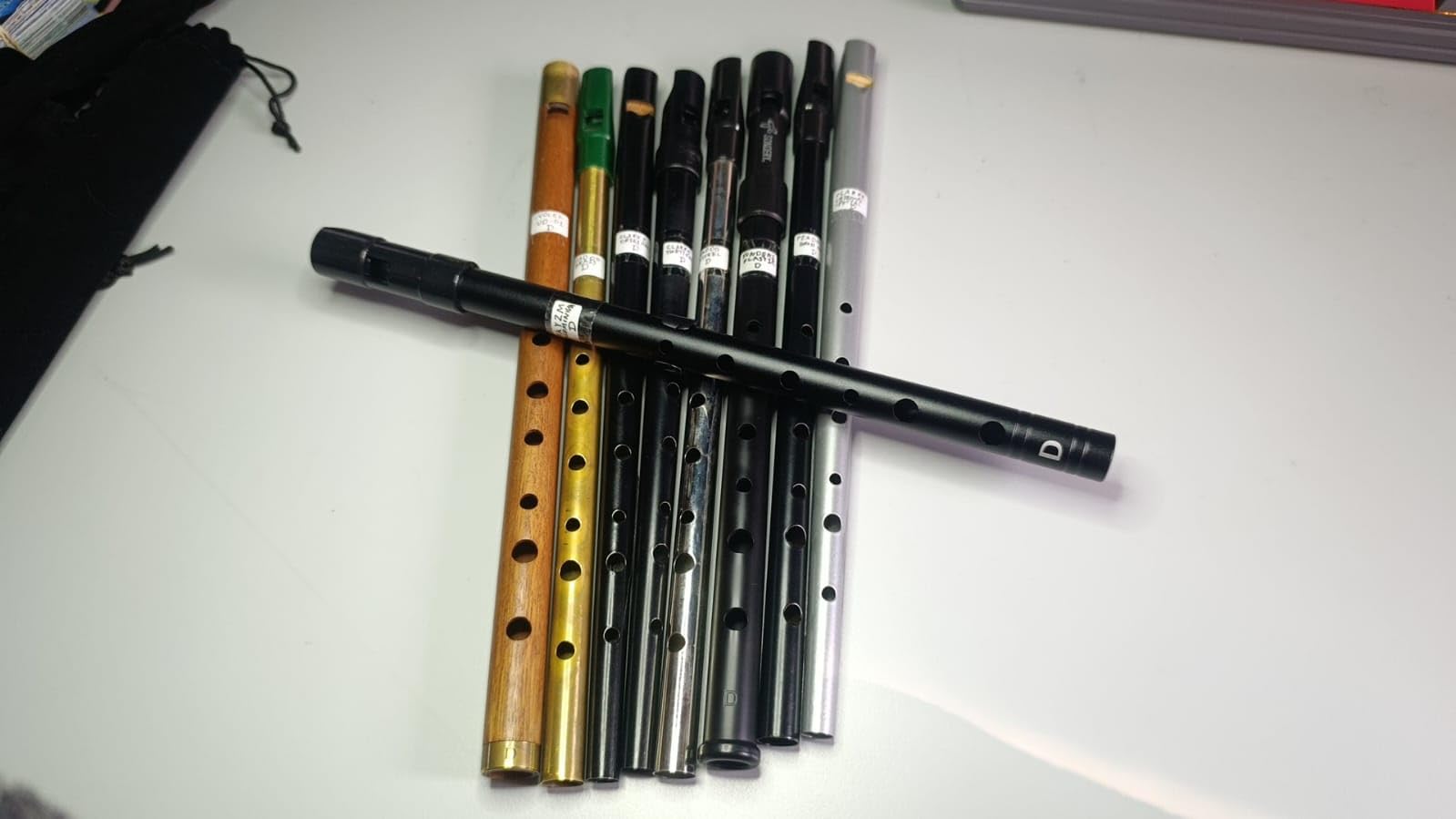 Rayzm Tin Whistle/Irish Whistle, D-Key 6-Hole Aluminum Penny Whistle for Beginners (Black) customer photo 2