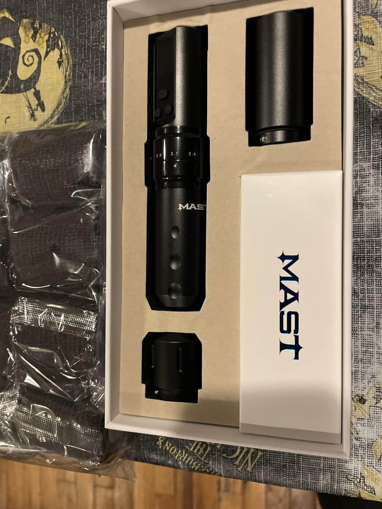 Mast Fold2 Pro Tattoo Gun, Wireless Rotary Tattoo Pen Machine | Real 7 Strokes Length, 2 Batteries 2,000mAh Power Supply Extra Battery, Mcore Tattoo Motor customer photo 1