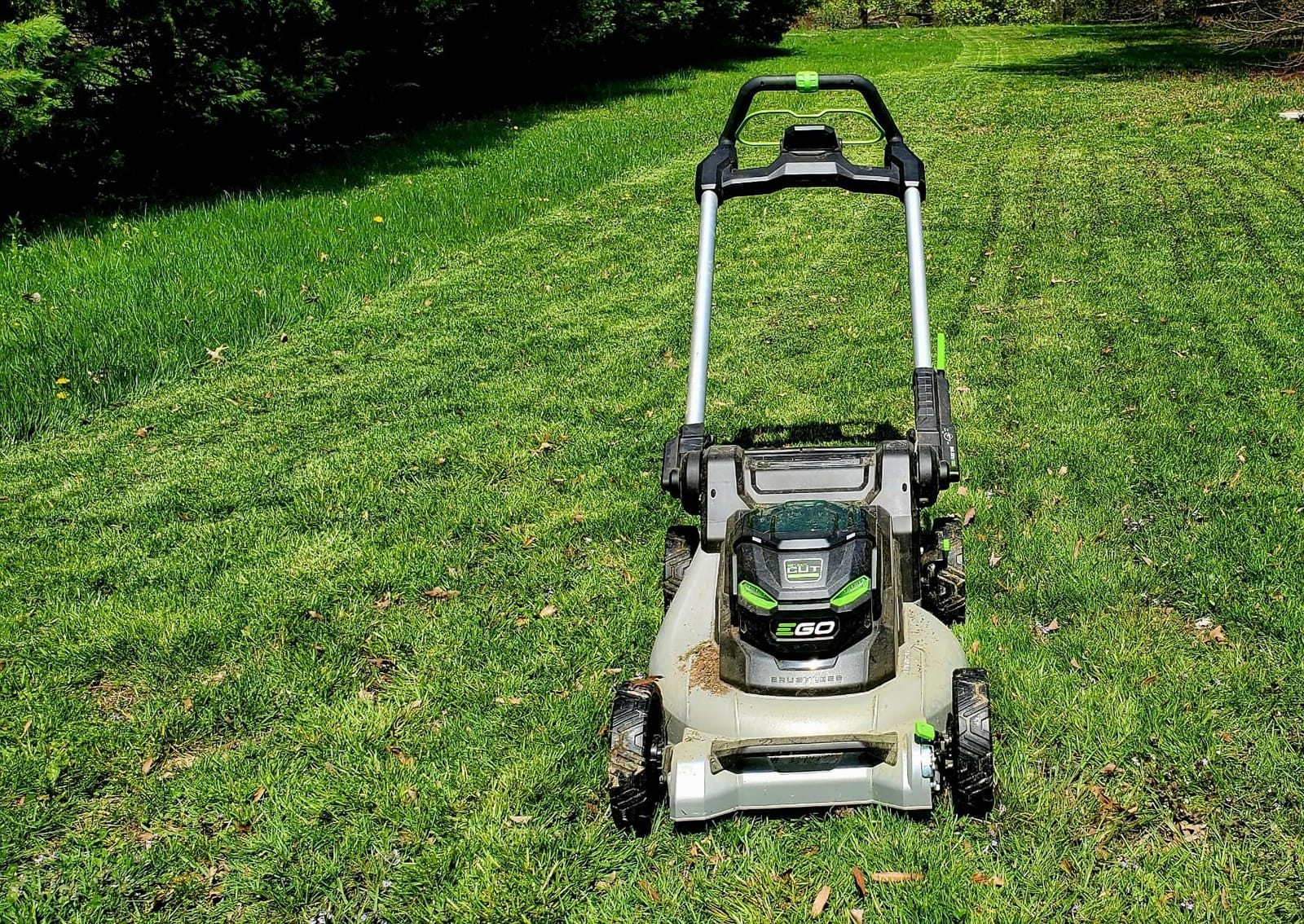 Electric Lawn Mower, Self-Propelled Cordless with 22