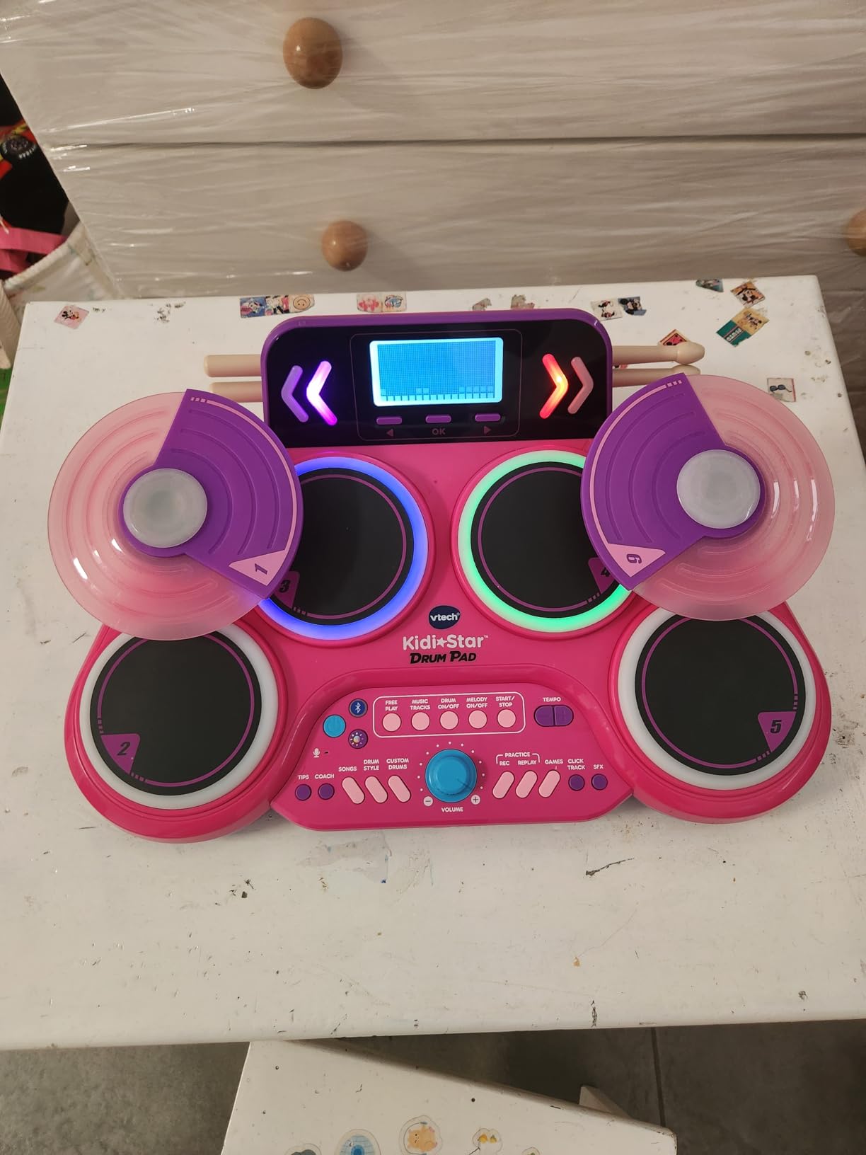 VTech Kidi Star Drum Pad, Black customer photo 1