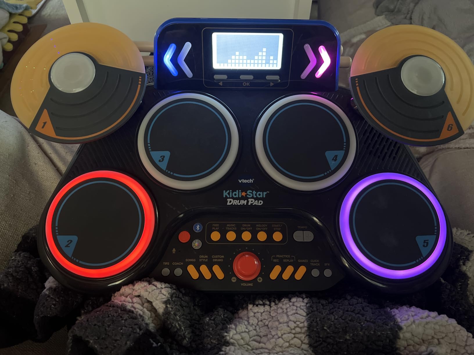 VTech Kidi Star Drum Pad, Black customer photo 2