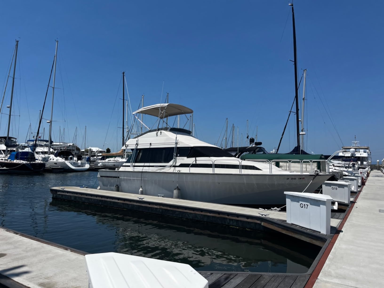 KEMIMOTO Bimini Top for Boat, Bimini Tops Cover 600D Marine Grade Canvas Boat Canopy with 6ft Length 54 in - 96 in Width 46 in Height, Includes Mounting Hardware, Straps Rear Support Poles customer photo 1