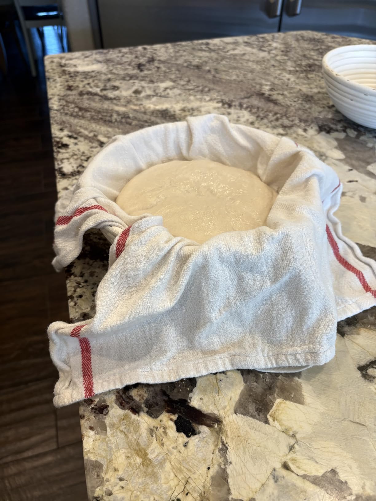 Dimpola Banneton Bread Proofing Basket - 9 inch Banneton Basket Set of 2 Sourdough Proofing Basket Round Proofing Bowls Handmade Rattan Baskets and Liners customer photo 2