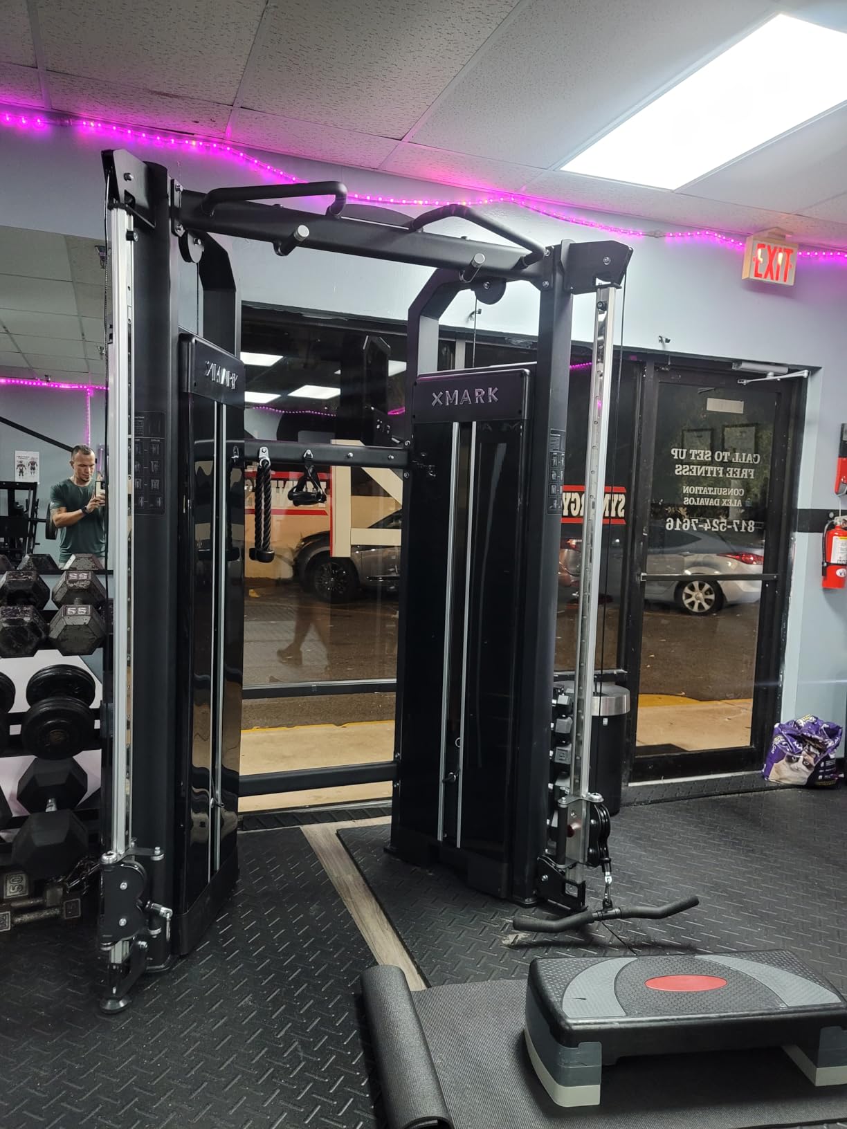 XMARK Functional Trainer Cable Machine, Dual Weight Stack Cable Pulley Machine for Strength Training, Commercial and Home Gyms, and Rehab Facilities customer photo 1