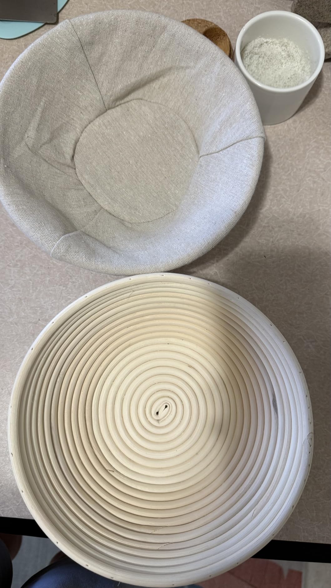 BAVIFY Sourdough Starter Kit, Banneton Bread Proofing Baskets Set | Complete Sourdough Bread Baking Supplies, Beginner Friendly Bread Making Kit, 9 in Round and 10 in Oval Rattan Banneton customer photo 2