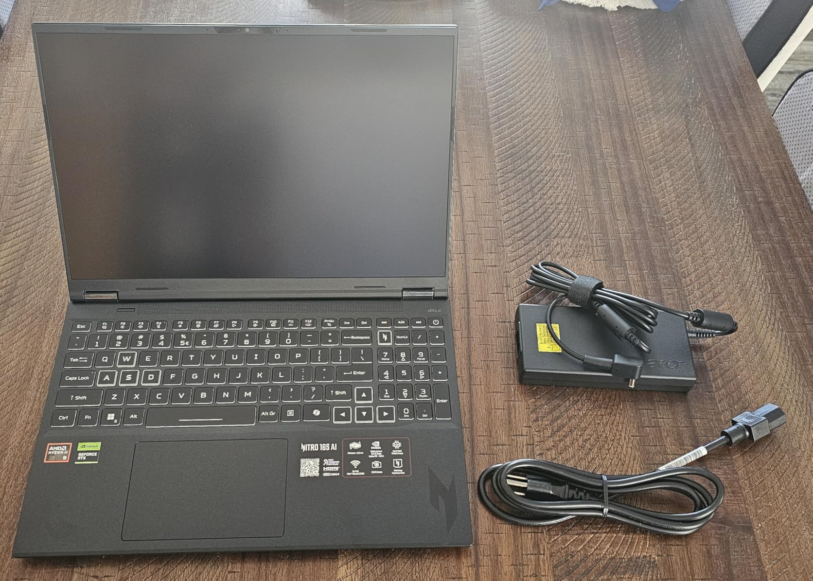 Acer Nitro 16S AI Copilot+ PC Gaming Laptop | AMD Ryzen AI 9 365 Processor | NVIDIA GeForce RTX 5070 Ti Laptop GPU | 16 WQXGA IPS 180Hz Display | 32GB DDR5 | 2TB Gen 4 SSD | Wi-Fi 6E | AN16S-61-R5K4 customer photo 2