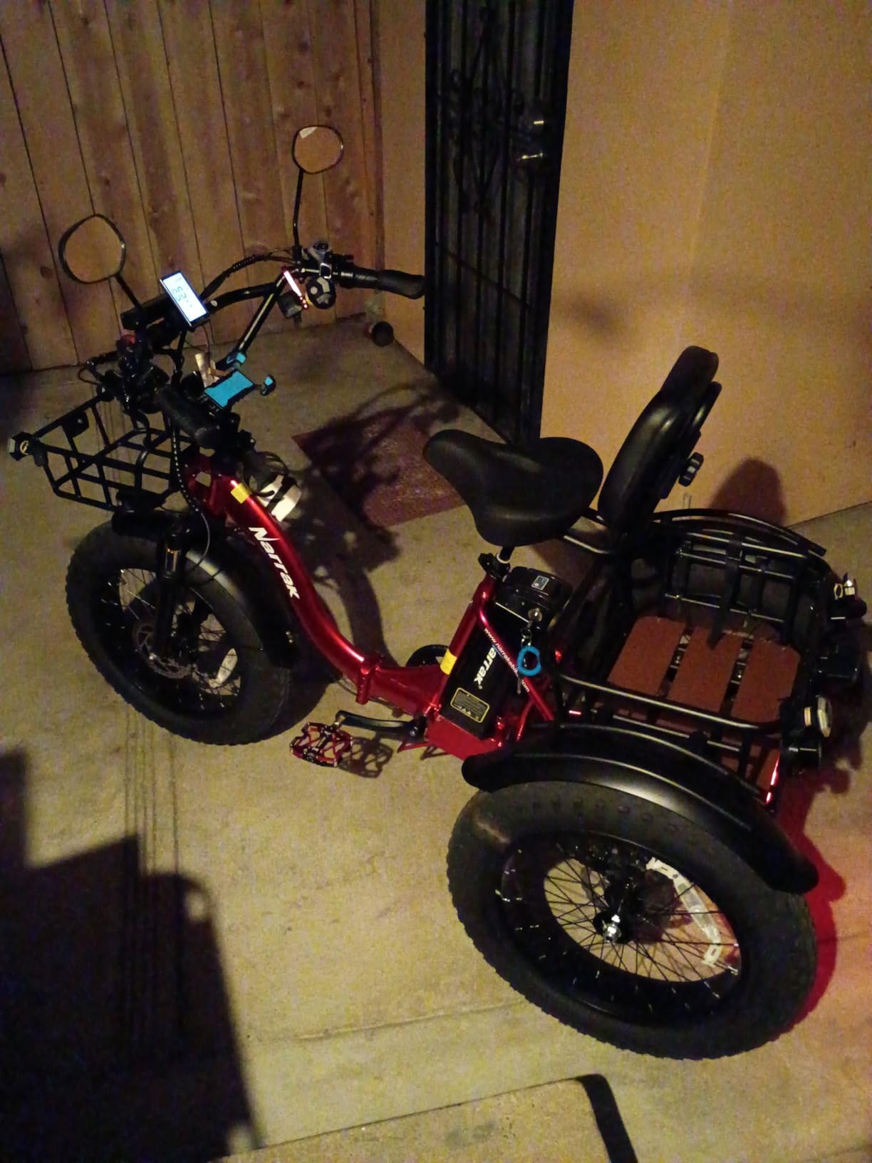 NARRAK Electric Tricycle for Adults, 750W(Peak 1350W), 48V 13Ah eBike, 20