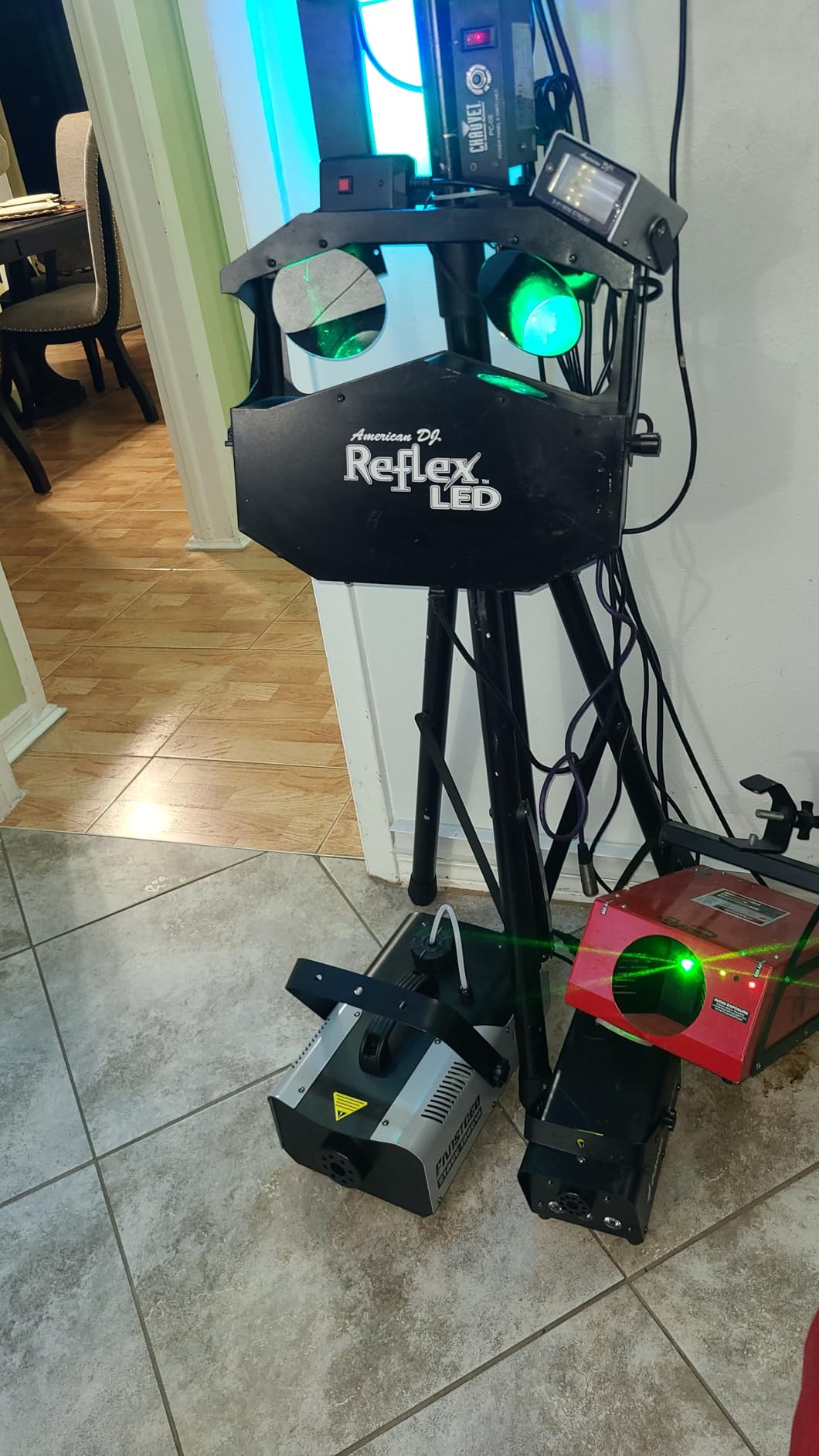 500W DMX Haze Machine, Wireless Remote Continuous Stage Hazer | Portable Hazer with 3 Control Modes, Quick Heating, Creates Atmosphere for Club, Party, Wedding & Stage Lighting Effects customer photo 1