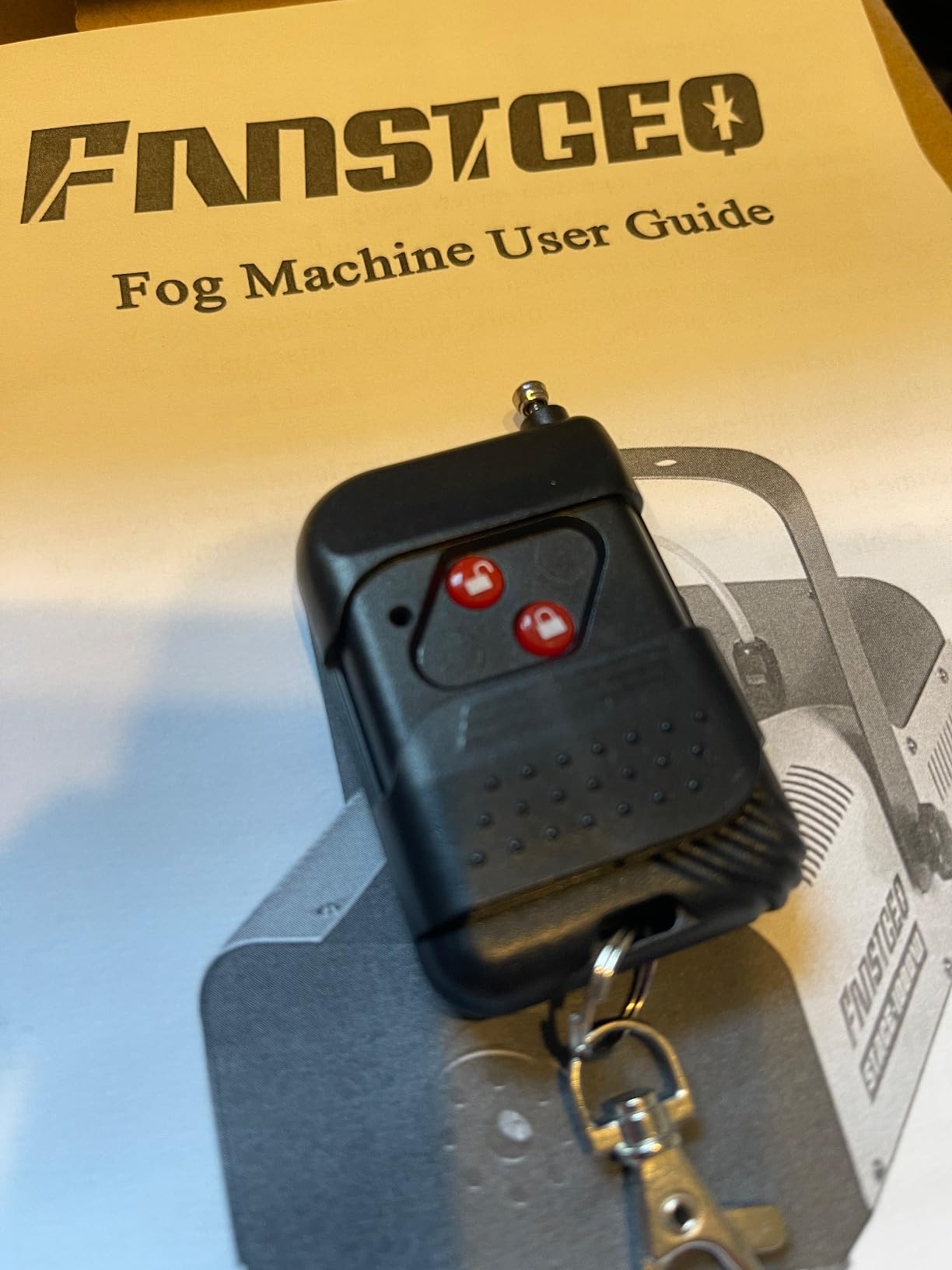 500W DMX Haze Machine, Wireless Remote Continuous Stage Hazer | Portable Hazer with 3 Control Modes, Quick Heating, Creates Atmosphere for Club, Party, Wedding & Stage Lighting Effects customer photo 2