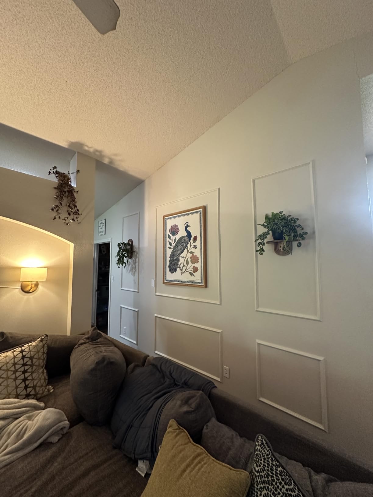 Art3d Pre-Cut Wall Molding Set, Ready-to-Assemble Panels, 3 Top 3 Bottom | Ready-to-Assemble Wainscoting Panel, High-Impact, Precision Pre-Cut, DIY-Friendly, Ideal for Indoor Wall Decor, Accent Walls customer photo 1