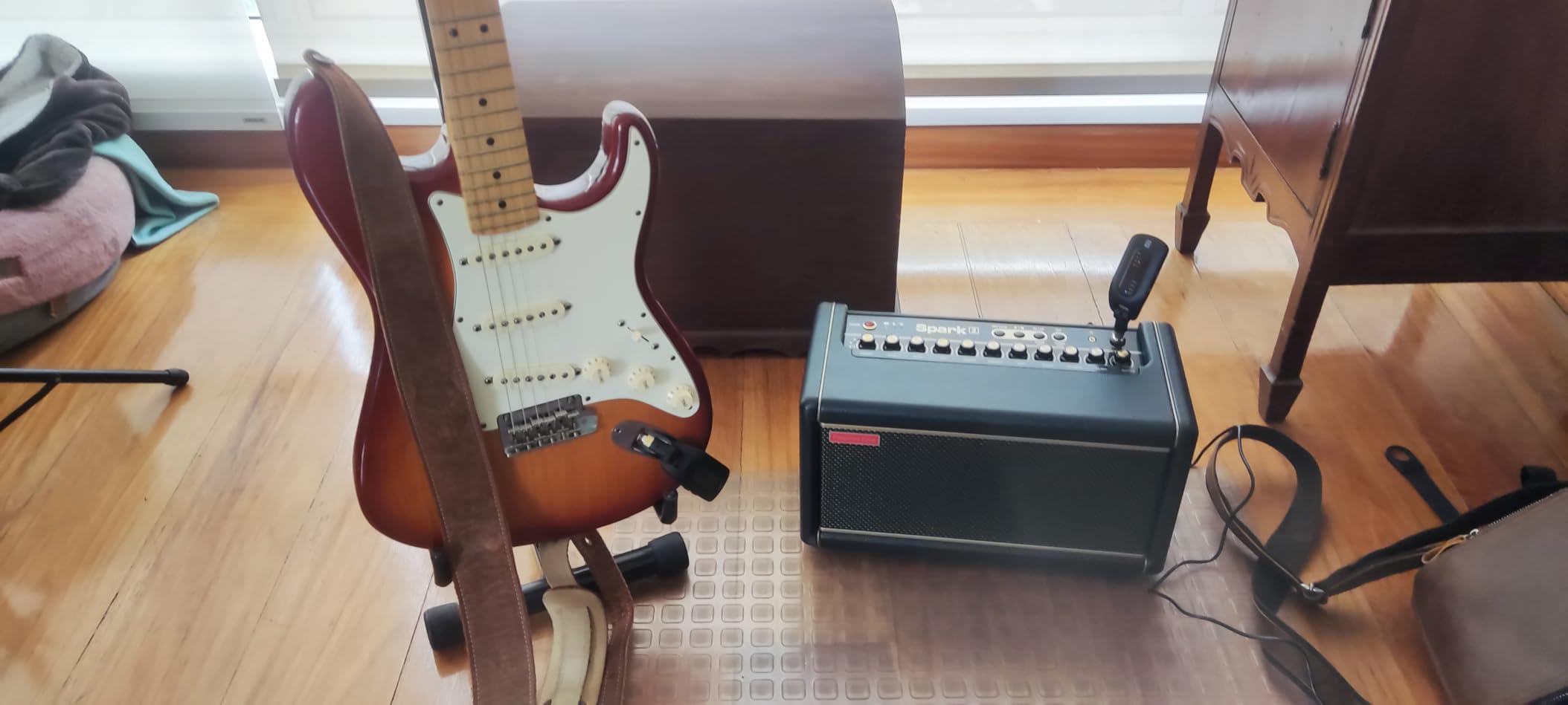 Positive Grid Spark 2 50W Smart Guitar Practice Amp & Bluetooth Speaker | HD amp & effects library, built-in looper, Smart app with Spark AI for electric, acoustic & bass guitars. customer photo 2