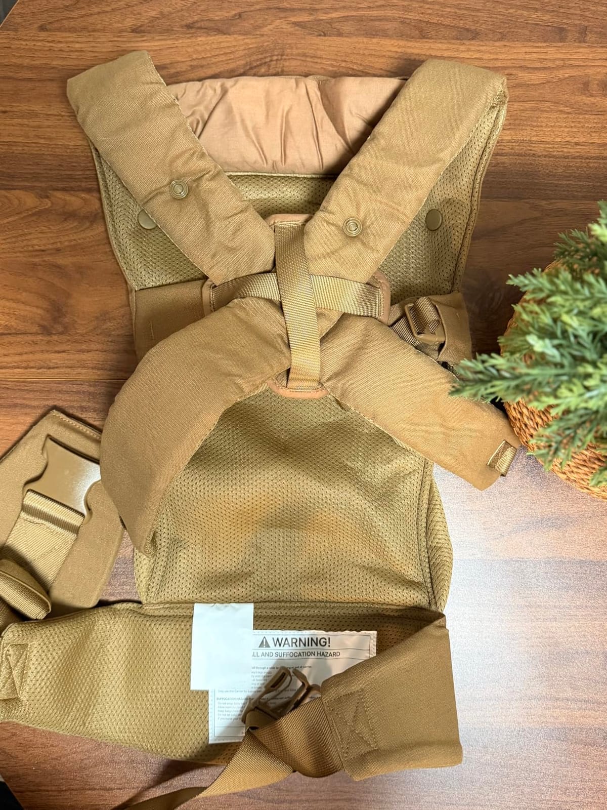 Ergonomic Lumbar Support Baby Carrier for Dad - Coyote Brown | Infants to Toddlers (8-33 lbs), Cozy and Lightweight, Military Style, Big and Tall Parents customer photo 2