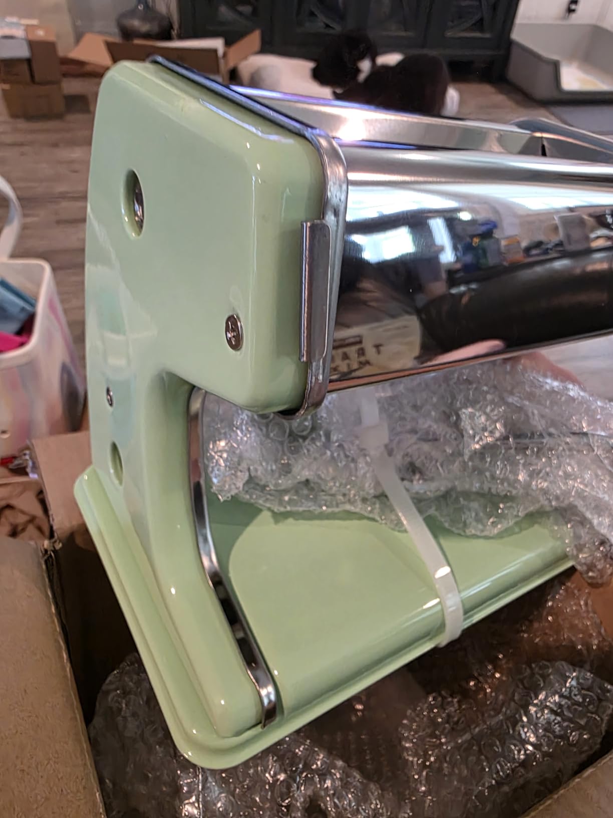 KEOKER Clay Press Machine, Polymer Clay Press Machine for Making Clay Earrings, Polymer Clay Roller Machine, 7 Thickness Stainless Steel Polymer Clay Pasta Machine, Polymer Clay Tools customer photo 2