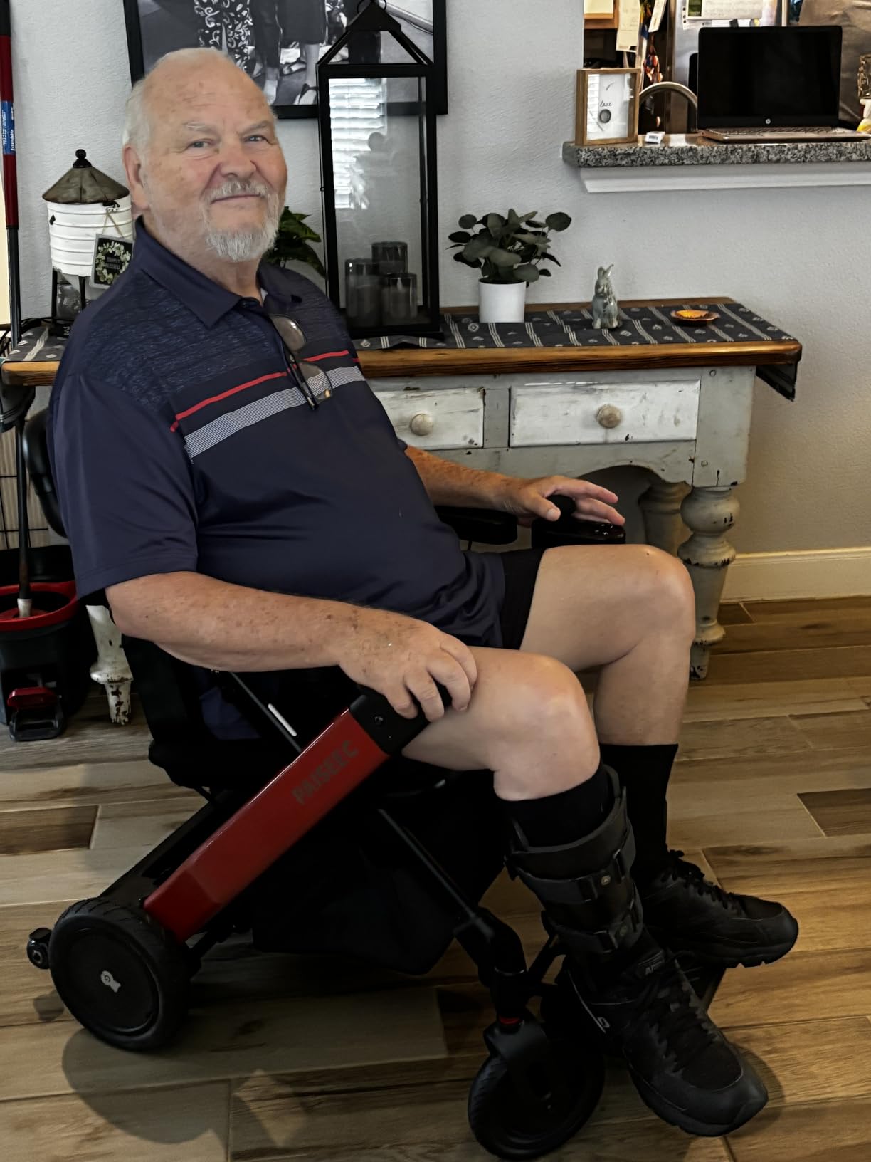 Paiseec W3 3-in-1 Electric Wheelchair for Adults with Push-Assist, Lightweight Electric Wheelchair Foldable customer photo 1