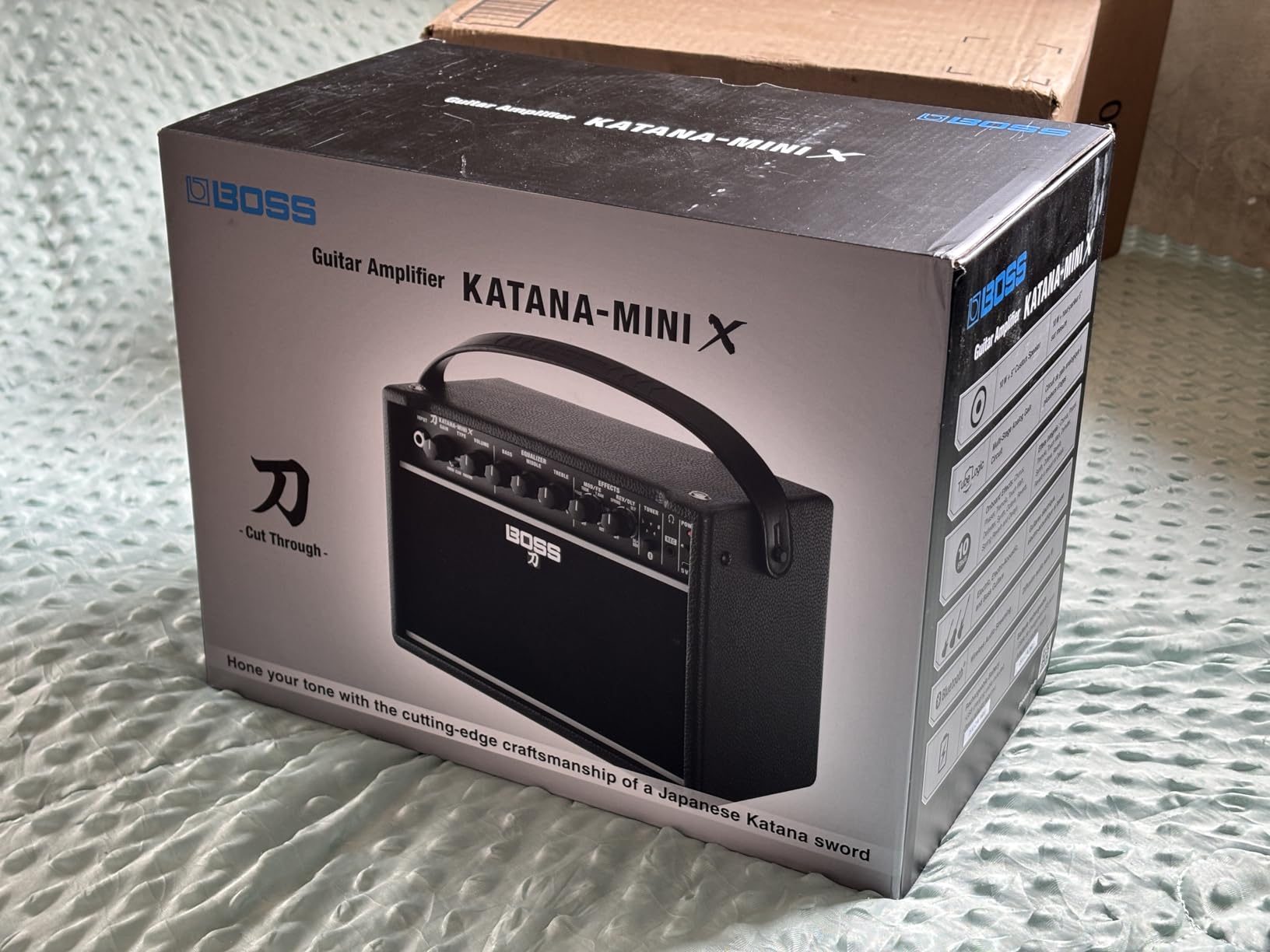 BOSS Katana-Mini X | Powerful 10-Watt Mini Amplifier for Electric, Acoustic & Bass | Tube Logic Design | Custom 5