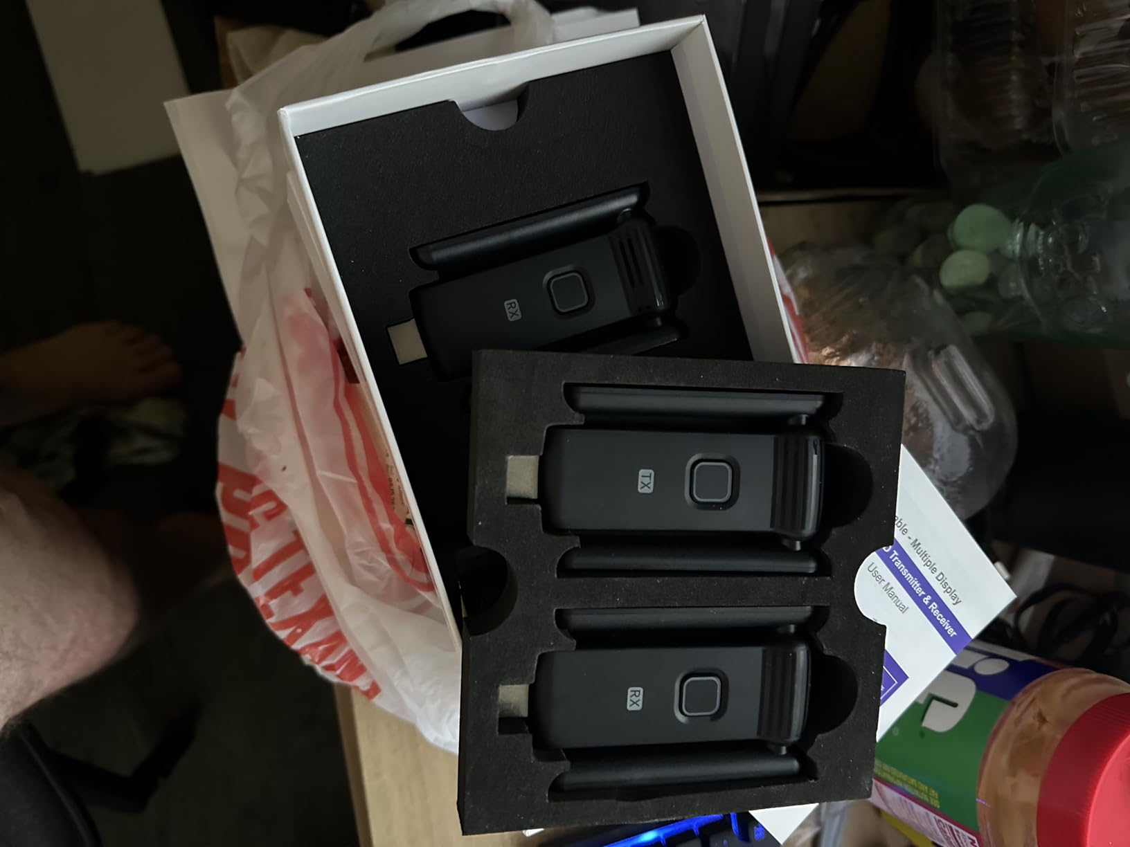 Wireless HDMI 4 Receivers and Transmitter, Up to 6 RX, Extender Plug and Play | No Hot, 165FT/50M, 2.4/5G Wirelessly Simultaneous Expansion for Multiple Screens from Laptop and Camera to TVs, Projectors customer photo 2