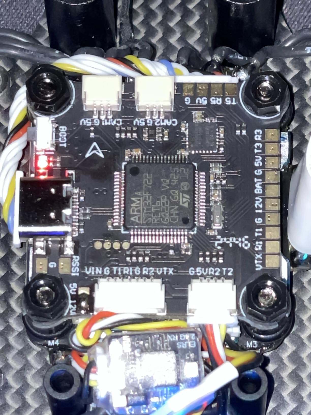 HGLRC SPECTER F722 Pro Flight Controller FC M3 HD Baro OSD 5V 10V Dual BEC for FPV Drone Quad (not support INAV) customer photo 1