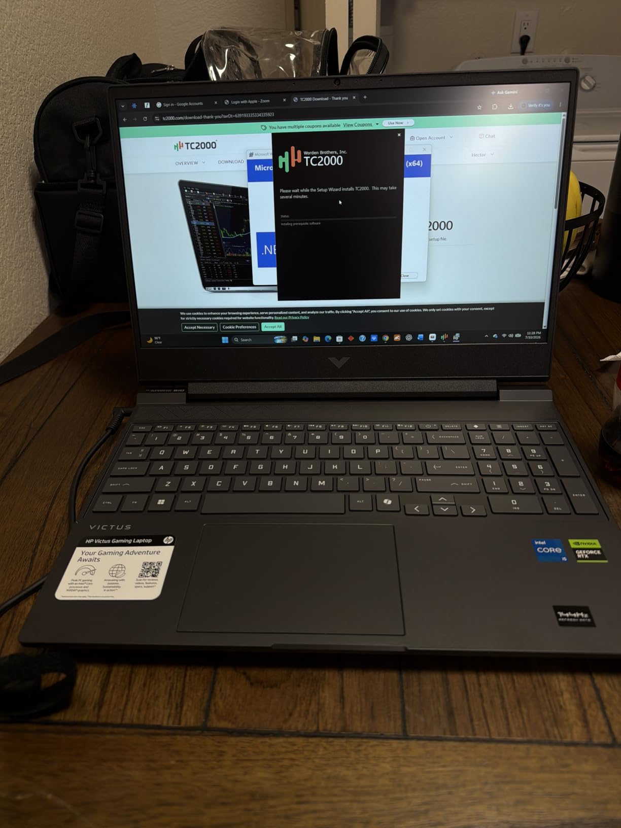 HP Victus 15.6 inch FHD 144Hz Gaming Laptop Intel Core i5-13420H NVIDIA GeForce RTX 4050 6GB - 16GB DDR4 512GB SSD Mica Silver (2024) customer photo 2