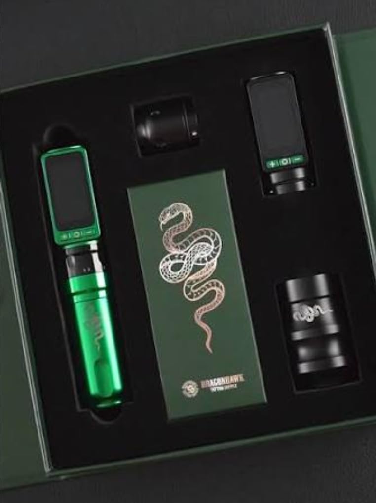 Mast Tattoo Fold Pro Wireless Tattoo Pen Machine Kit | Professional Rotary Tattoo Gun for Lining Shading, Mcore-C3 Motor, 2x3000mAh Battery, 2.4-4.2mm Stroke, Complete Tattoo Kit customer photo 1