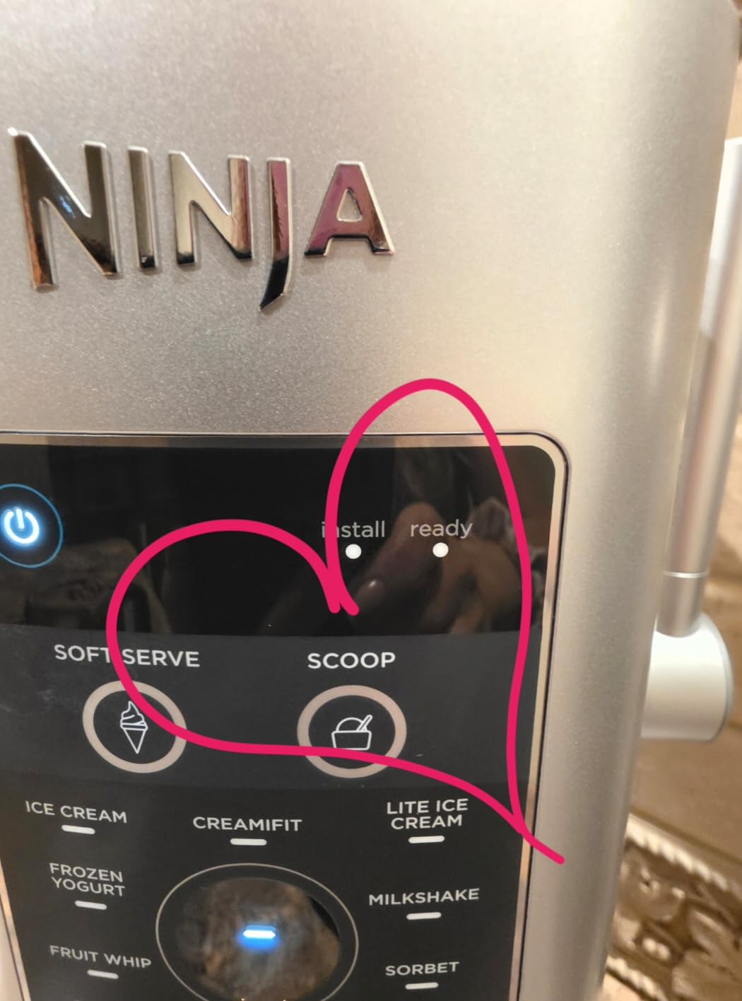 Ninja Creami Scoop & Swirl 13-in-1 Ice Cream and Soft Serve Maker, NC701 customer photo 2