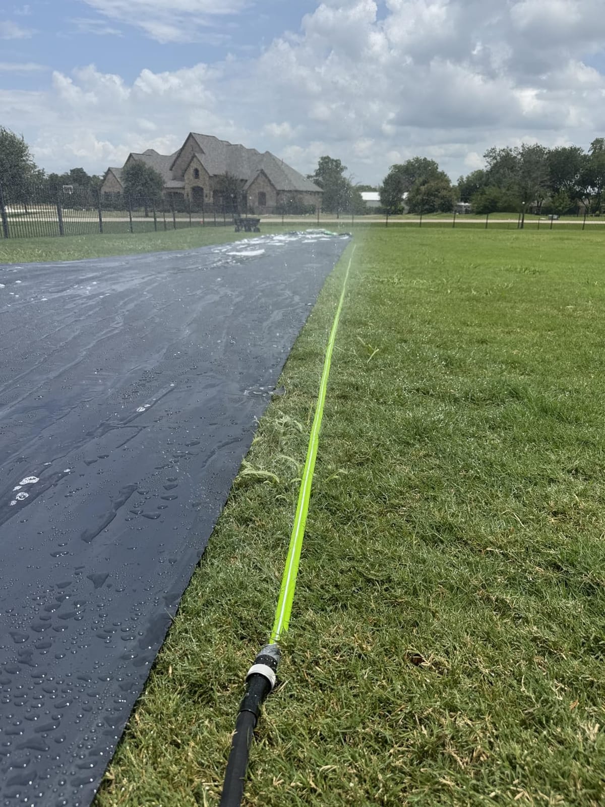 Farm Plastic Supply - Crawl Space Vapor Barrier - 10 Mil - Black Vapor Barrier, Thick Plastic Sheeting, Heavy Duty Polyethylene Film, Drop Cloth Covering for Crawlspace, Basement (10' x 100') customer photo 2