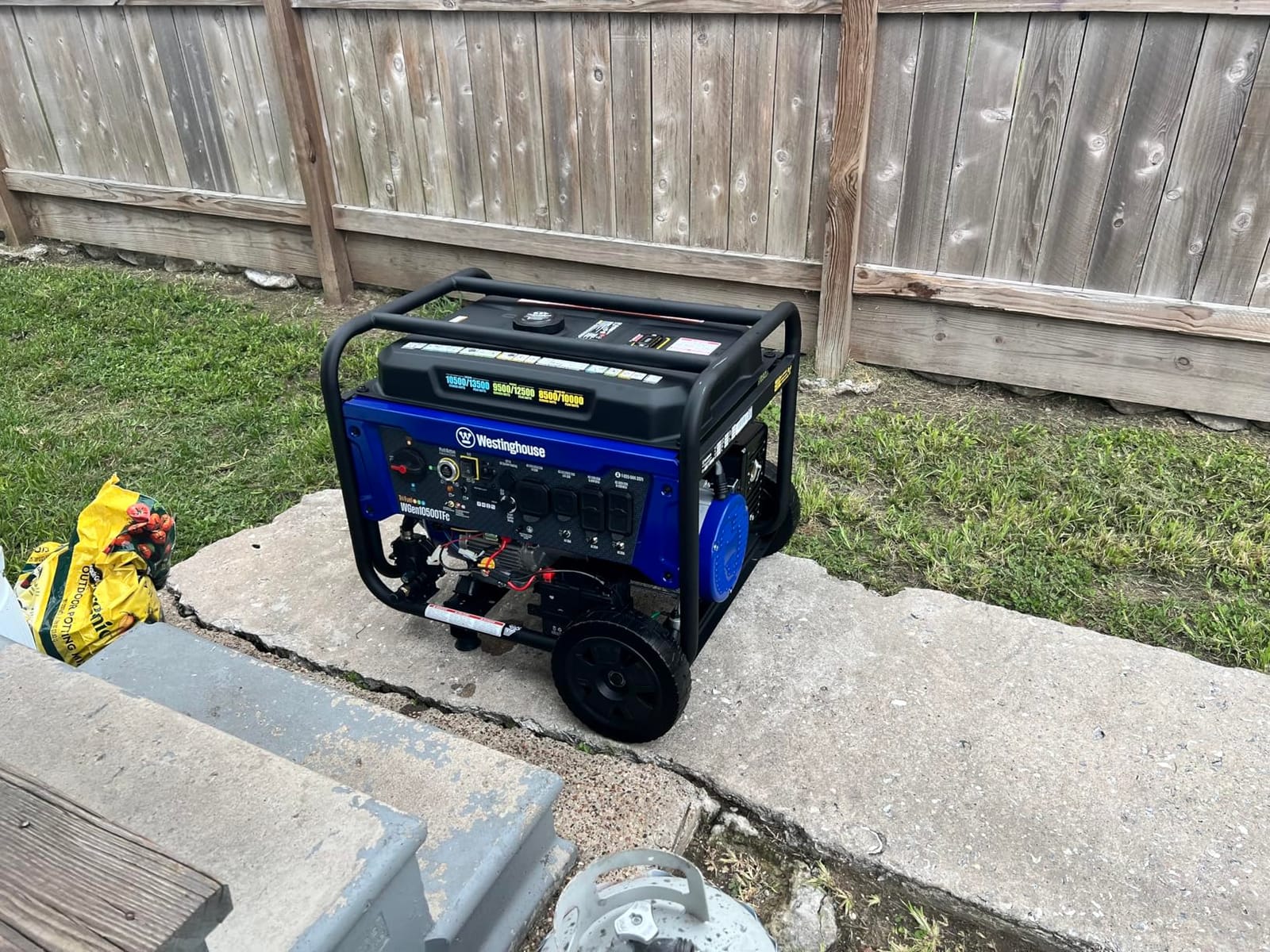 Westinghouse 13500 Peak Watt Dual Fuel Home Backup Portable Generator, Remote Electric Start, Transfer Switch Ready, Gas and Propane Powered customer photo 2