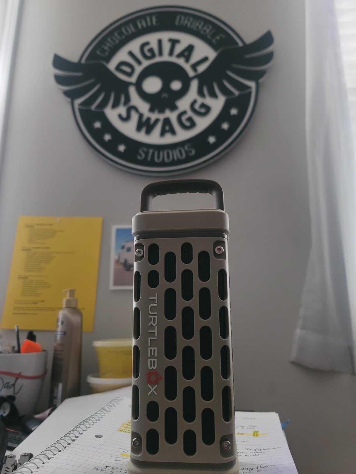 Turtlebox Ranger, Ultra-Portable Bluetooth Speaker, Waterproof, Tan | Built For The Outdoors, Plays to 105dB, IP-67, 12hr+ Battery Life, Magnetic Mounts, Unlimited Pairing for Full Stereo, 2.4lbs customer photo 1