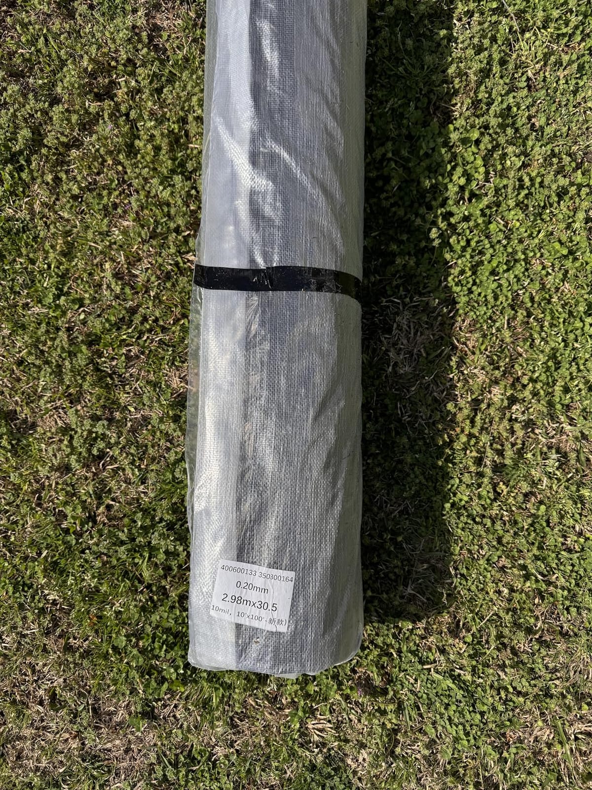 ALORAIR 12 mil Crawl Space Vapor Barrier 10' x 100' Plastic Sheeting | Heavy-Duty Black/White Panda Film - Crawlspace Encapsulation, Moisture Barrier, Ground Cover & Weatherproofing Applications customer photo 2