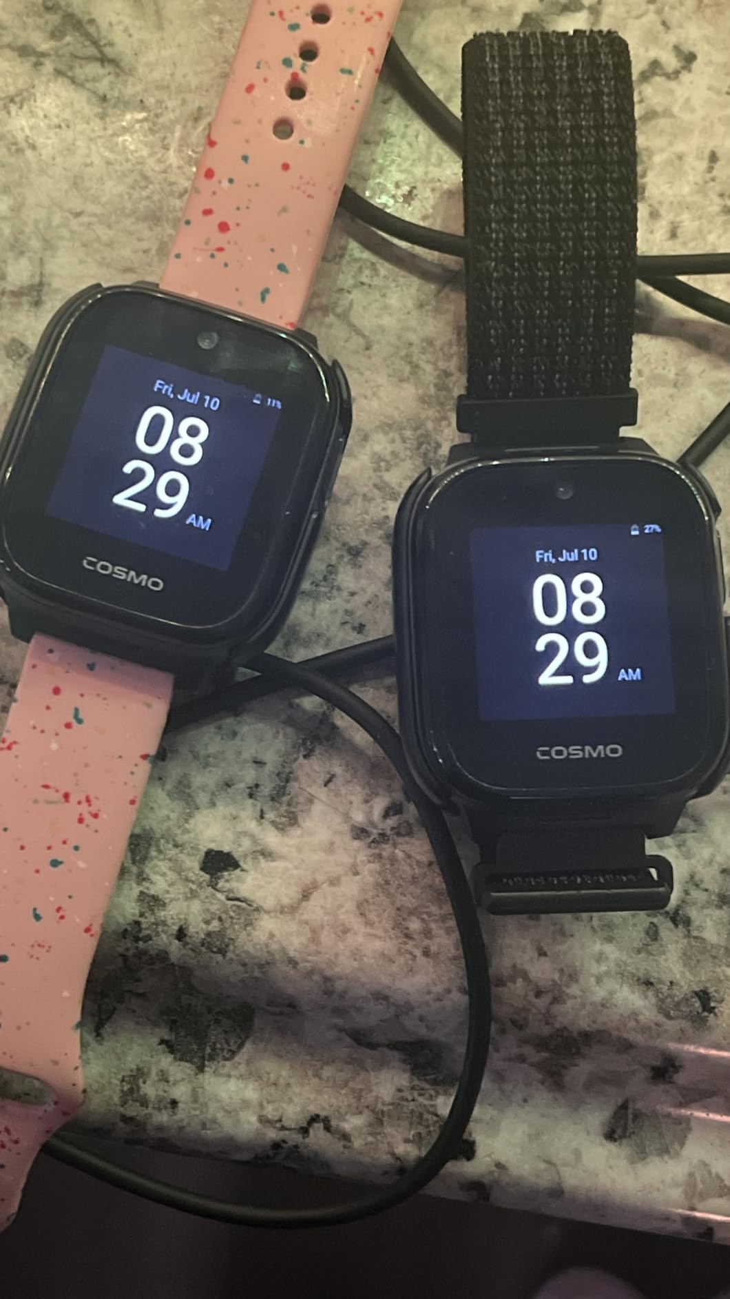JrTrack 5 Kids Smart Watch by Cosmo | Best Kid-Safe Phone Watch | Precision Real-Time GPS Tracking | Call, Text, Activity, School Settings | Spotify Music | Parental Controls | SOS & Safety Alerts customer photo 1
