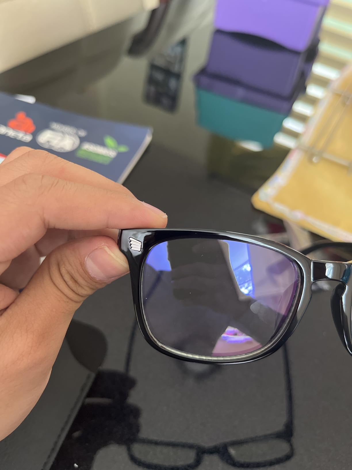 livho High Tech Blue Light Blocking Gaming Glasses - Red Lenses, Computer Glasses, Advanced Blue Light Blocking customer photo 1