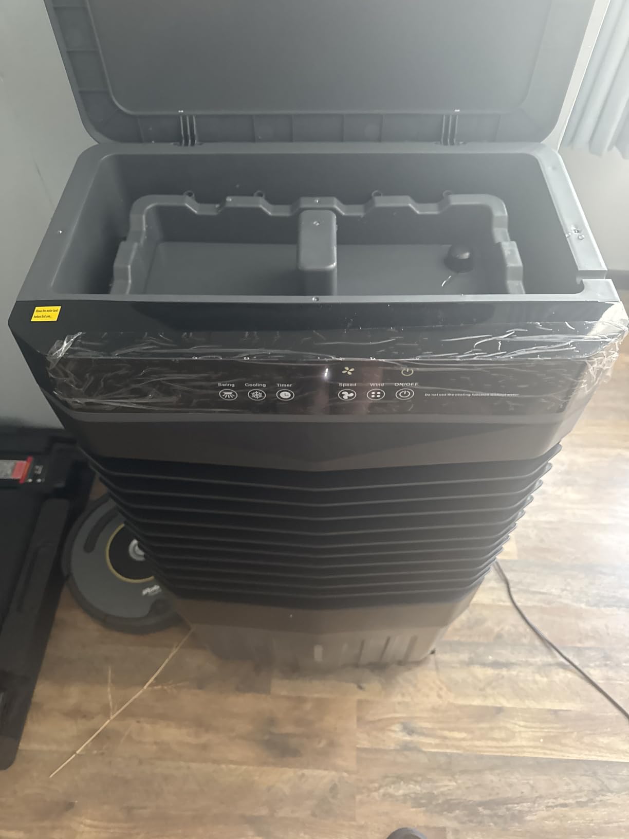 Auertech 8.5 Gal Swamp Cooler, 2800 CFM Portable Evaporative Air Cooler with 3 Speeds, Remote, 12H Timer, 120° Oscillation, Portable Air Coolers for Room, Garage, Bedroom customer photo 2