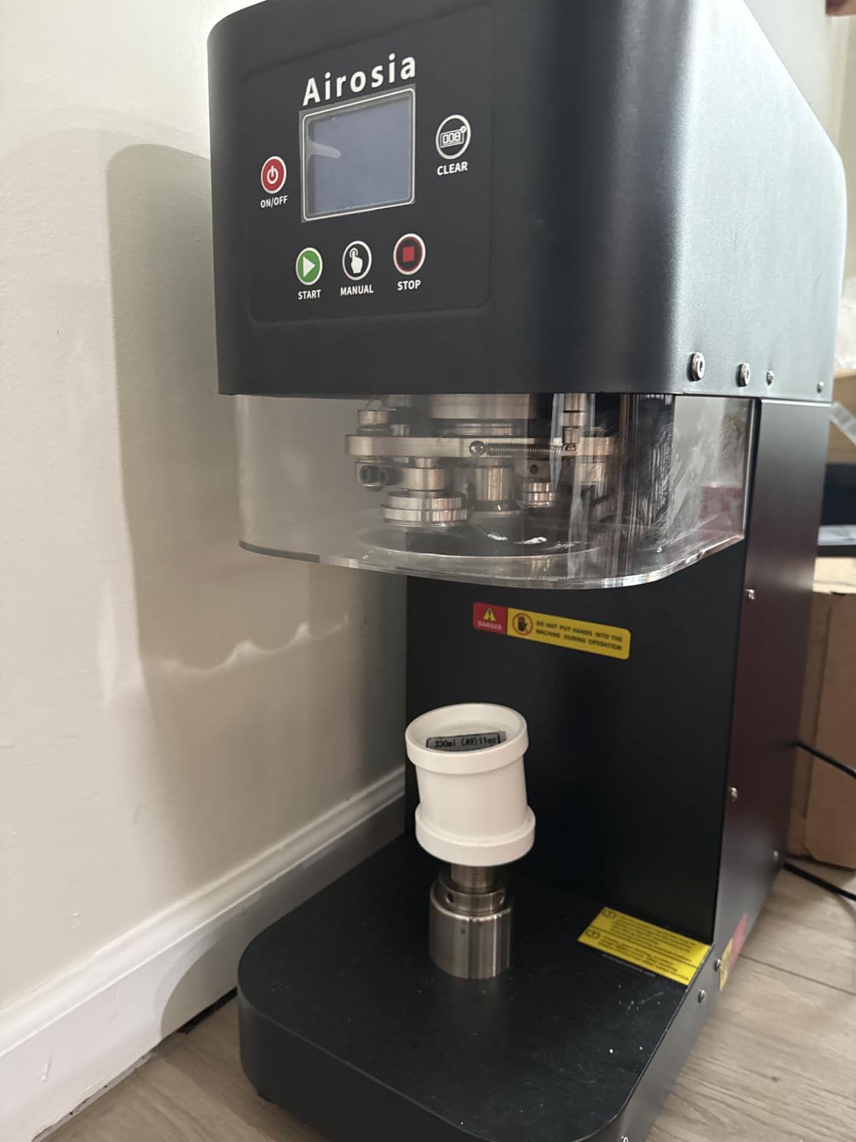 Commercial Automatic Can Sealer Machine with Stronger Motor, Cup Sealing Machine for 5.5