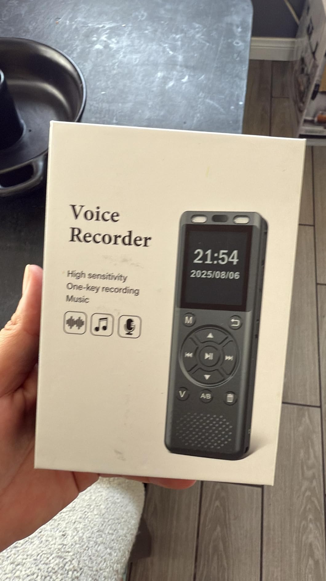 Tonfarb 64GB Digital Voice Recorder with Playback, Audio Recording Device | for Lectures Meeting/Classes/Interviews, Tape Recorder with Voice Activated, Password, Noise Reduction, A-B Repeat, MP3 Player customer photo 2