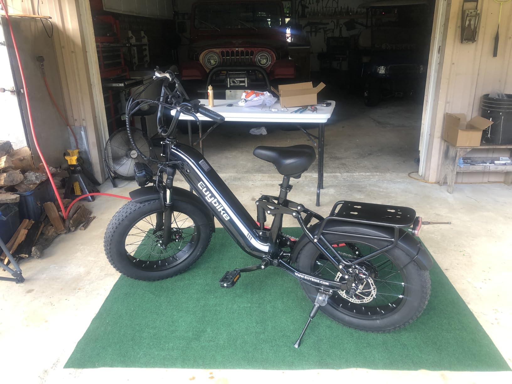 bluebiko Electric Bike for Adults, Step Thru 20x4 Fat Tire Ebike | 1500W Peak Motor, 48V 20Ah Removable Battery, Up to 80 Miles Range customer photo 1